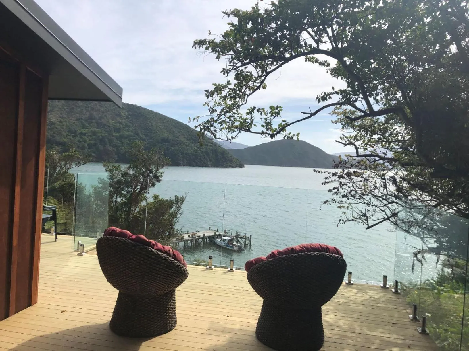 Patio in The Lodge At Te Rawa