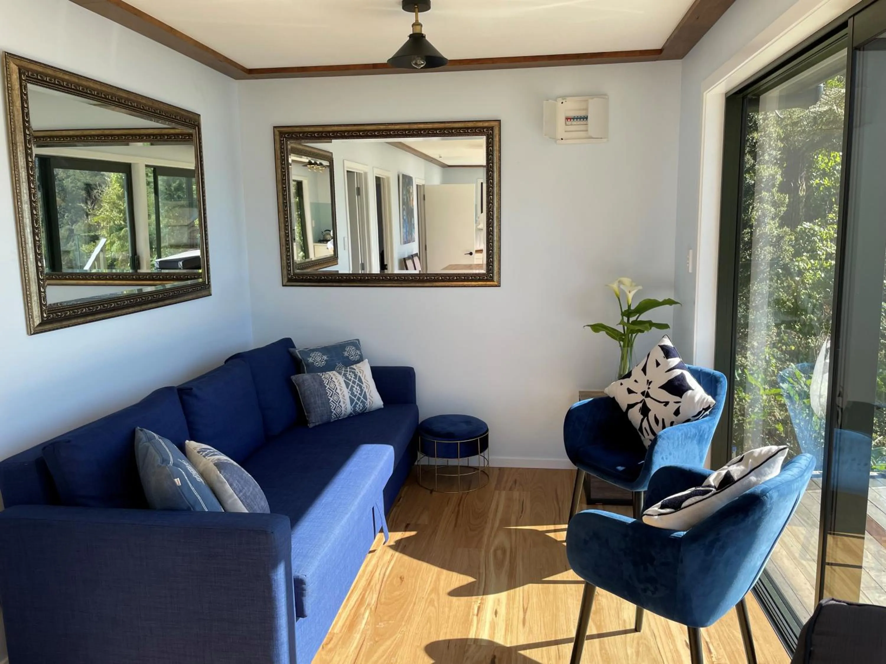 Living room in The Lodge At Te Rawa