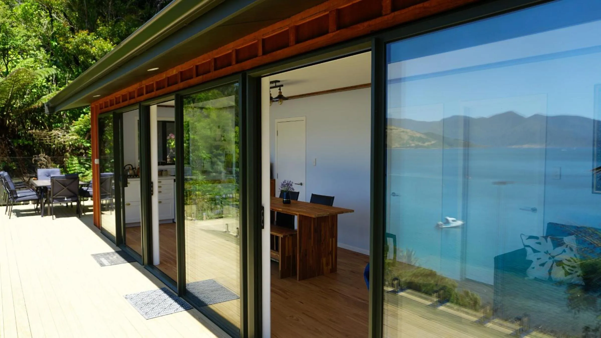 Patio in The Lodge At Te Rawa