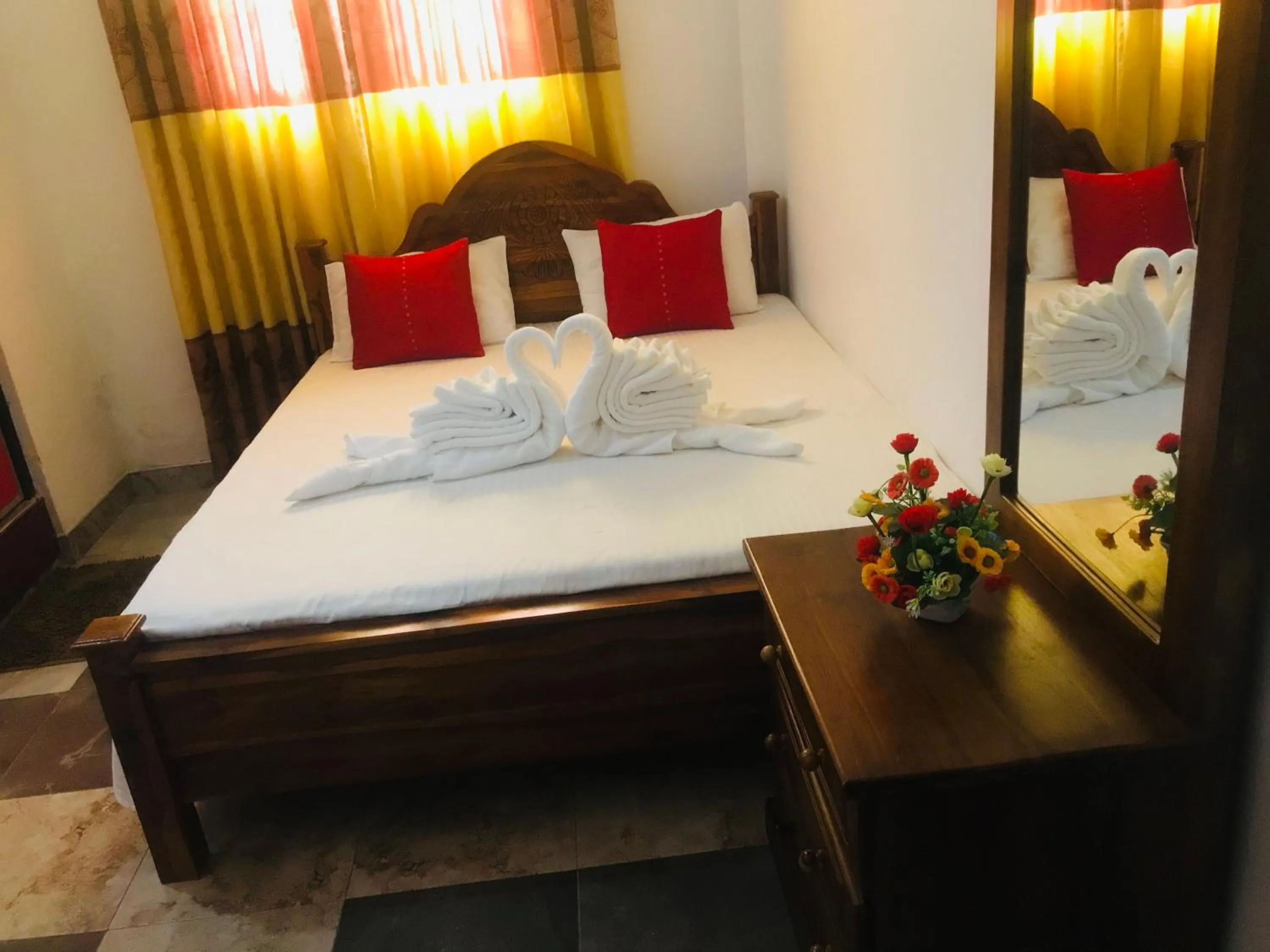 Bed in Dambulla Tourist Resort