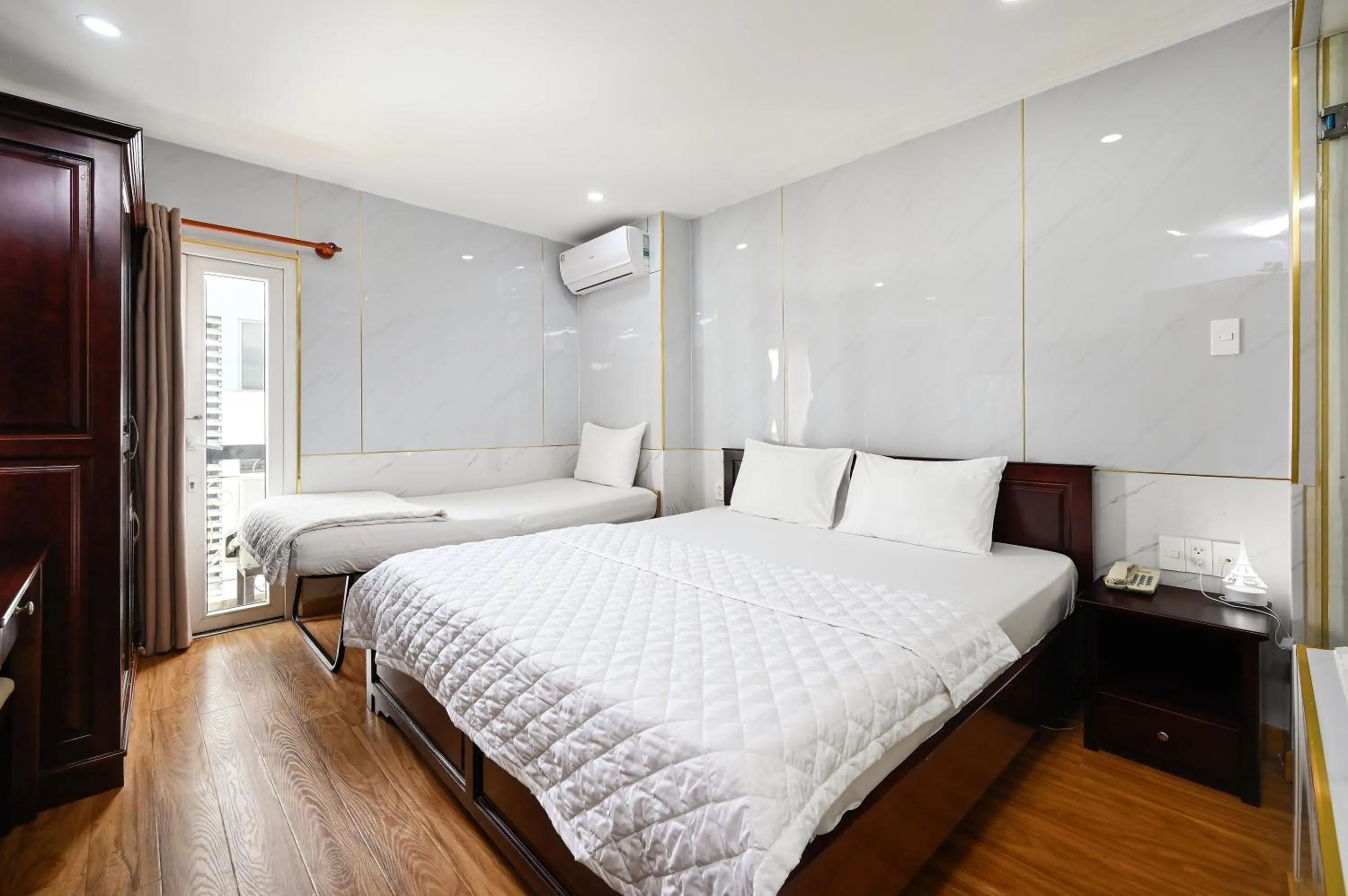 Bed in Gia Hoa Airport Hotel