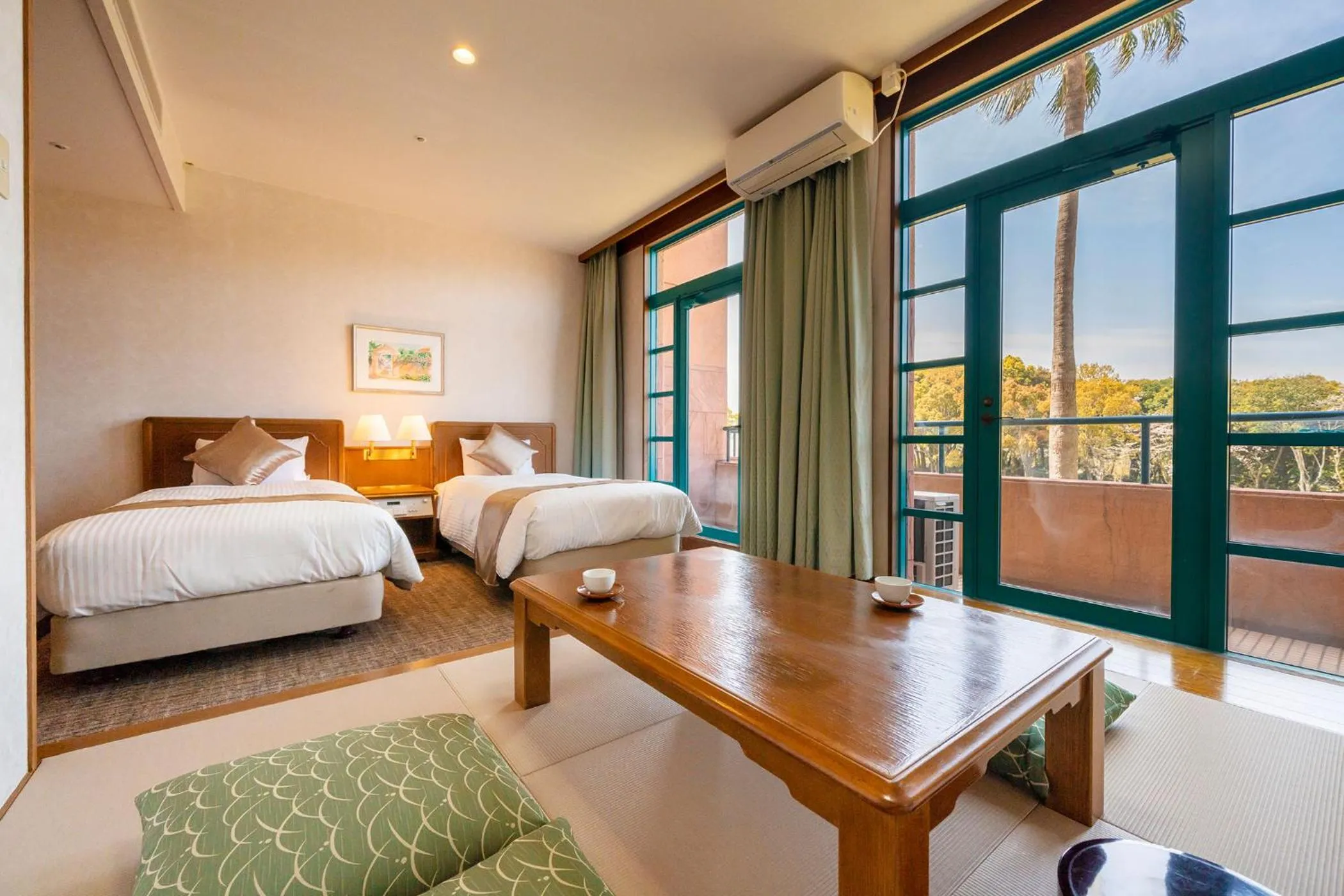 Photo of the whole room, Bed in Ooedo Onsen Monogatari Premium Saikaibashi