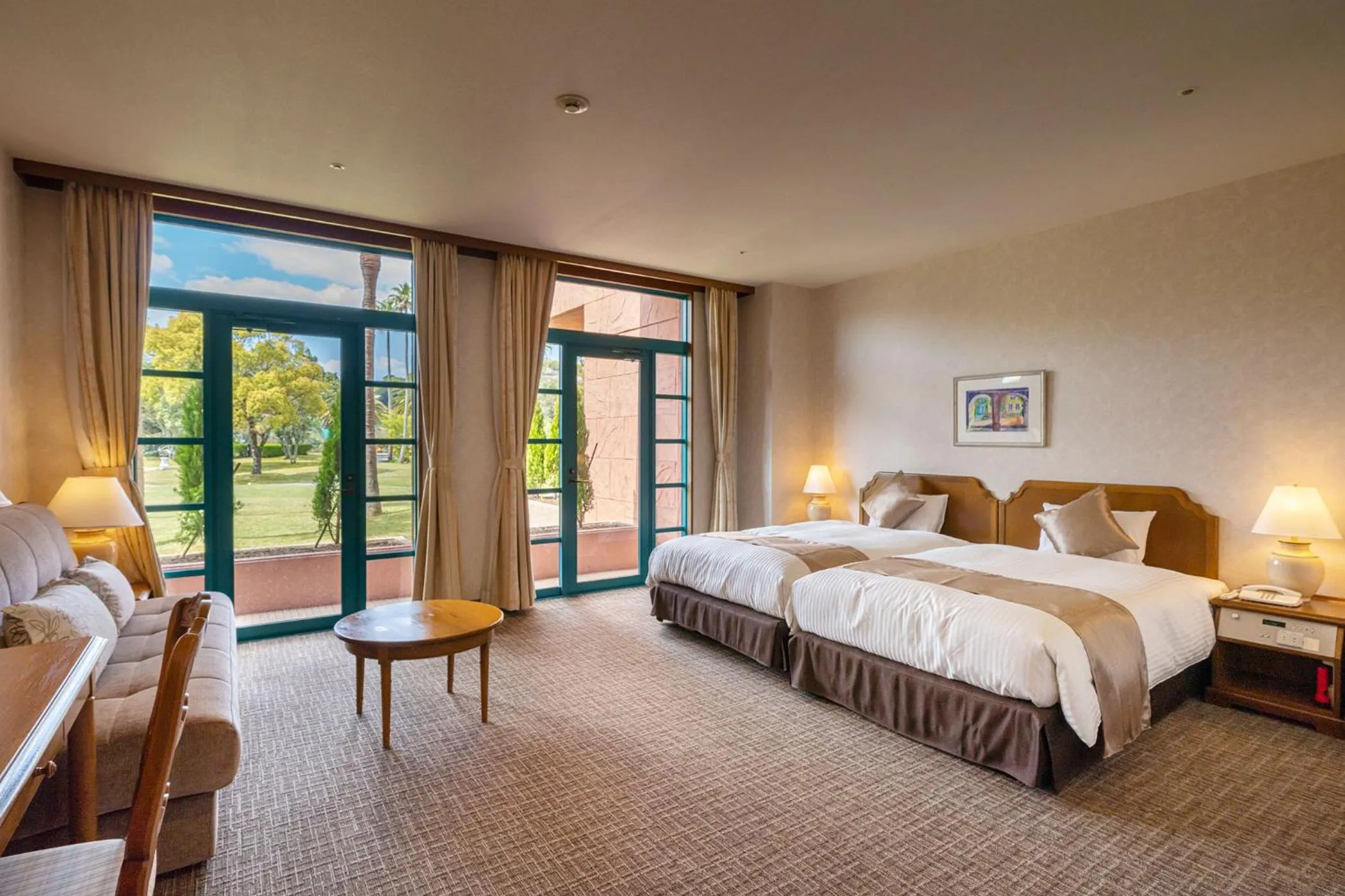 Bed in Ooedo Onsen Monogatari Premium Saikaibashi