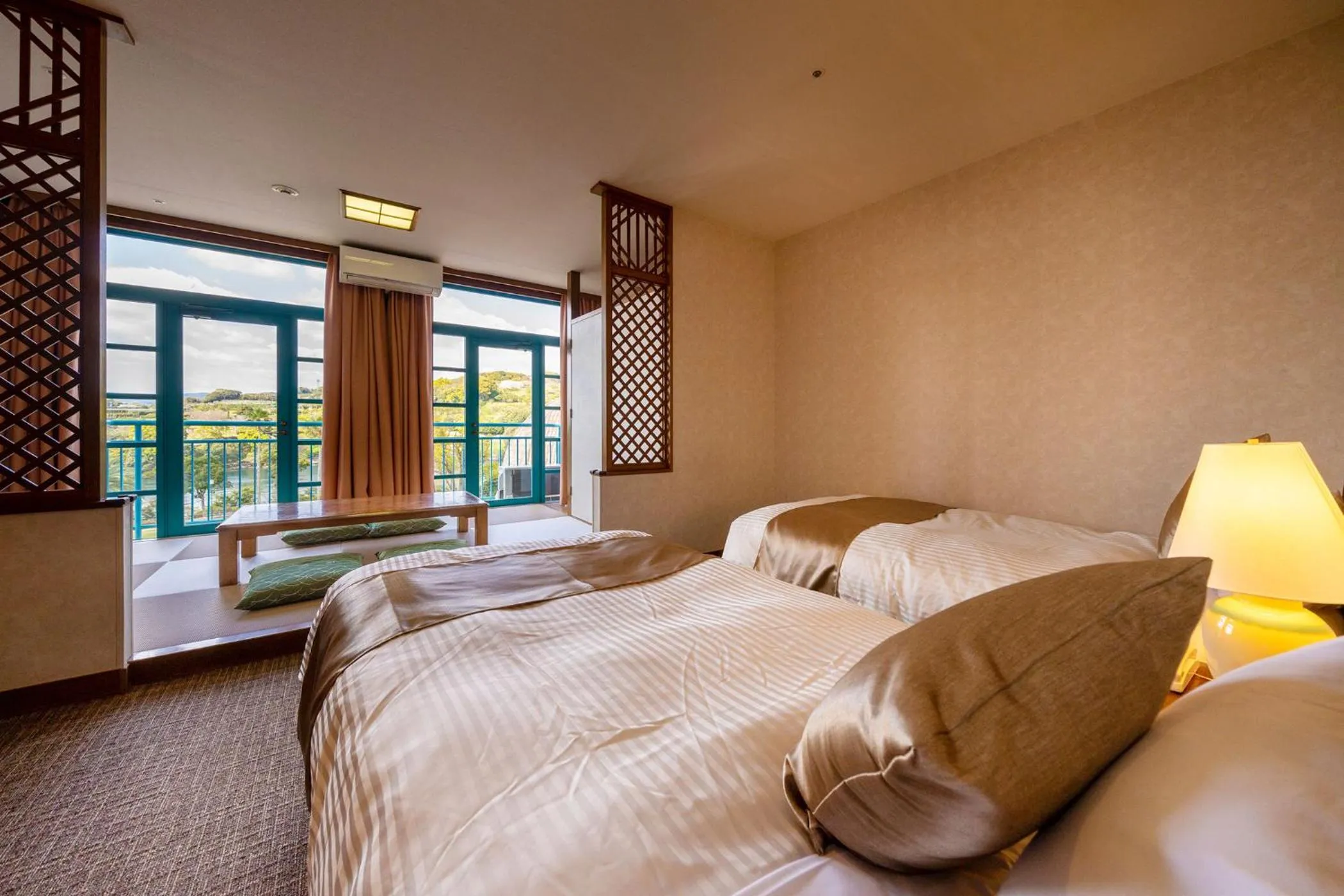 Photo of the whole room, Bed in Ooedo Onsen Monogatari Premium Saikaibashi