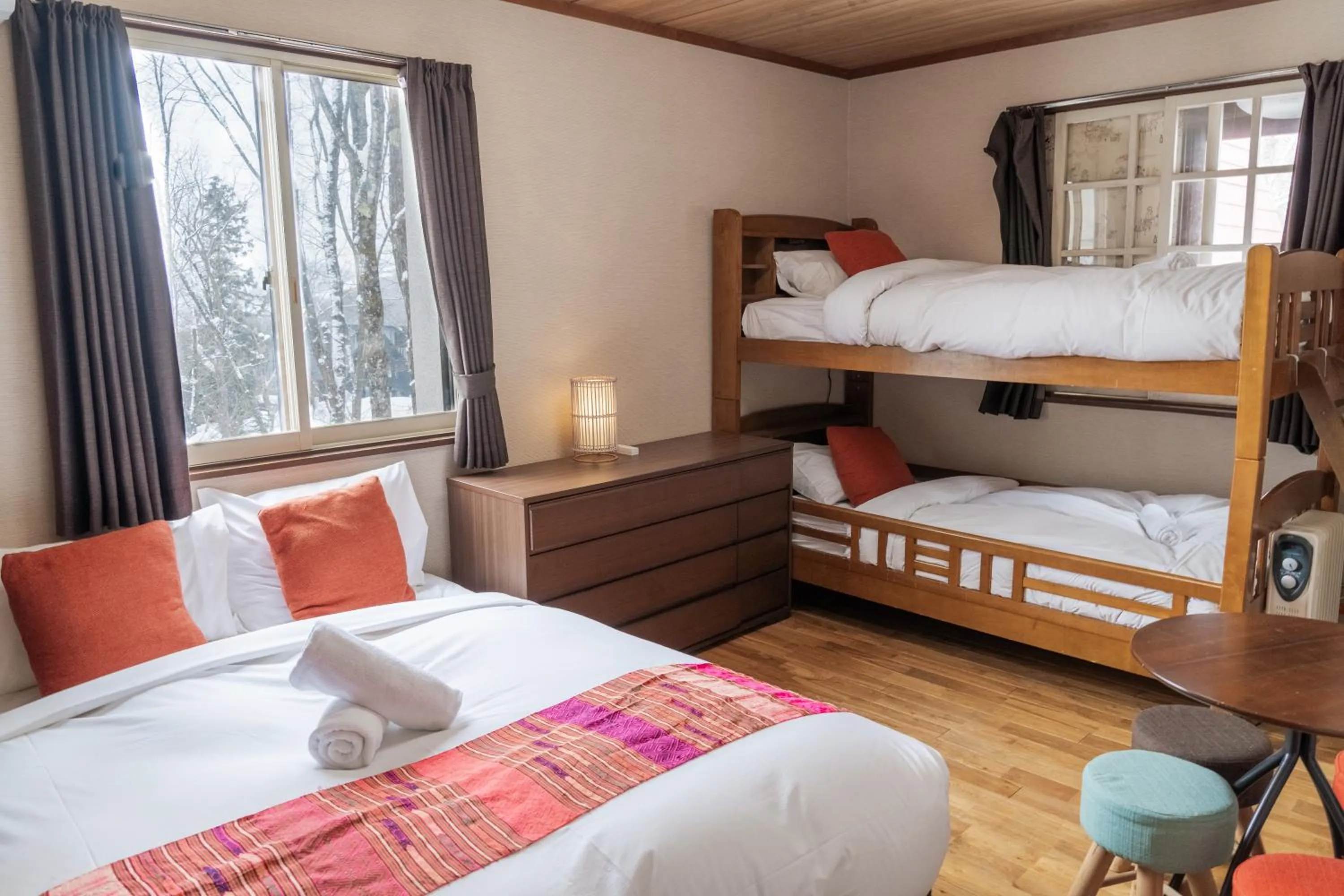 Bed in Panketo Lodge & Yoga Studio