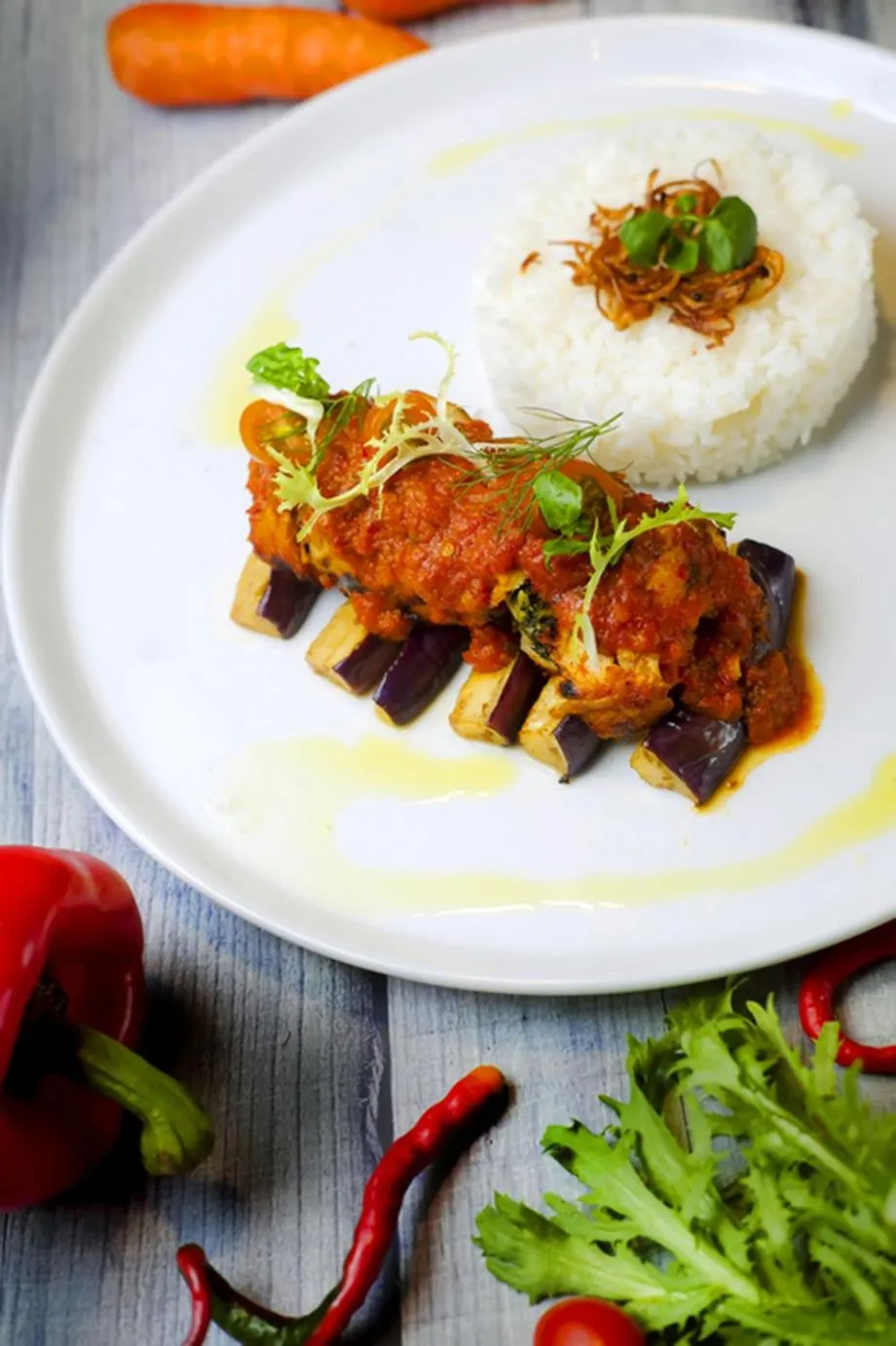 Breakfast in Raintree Boutique Villa & Gallery