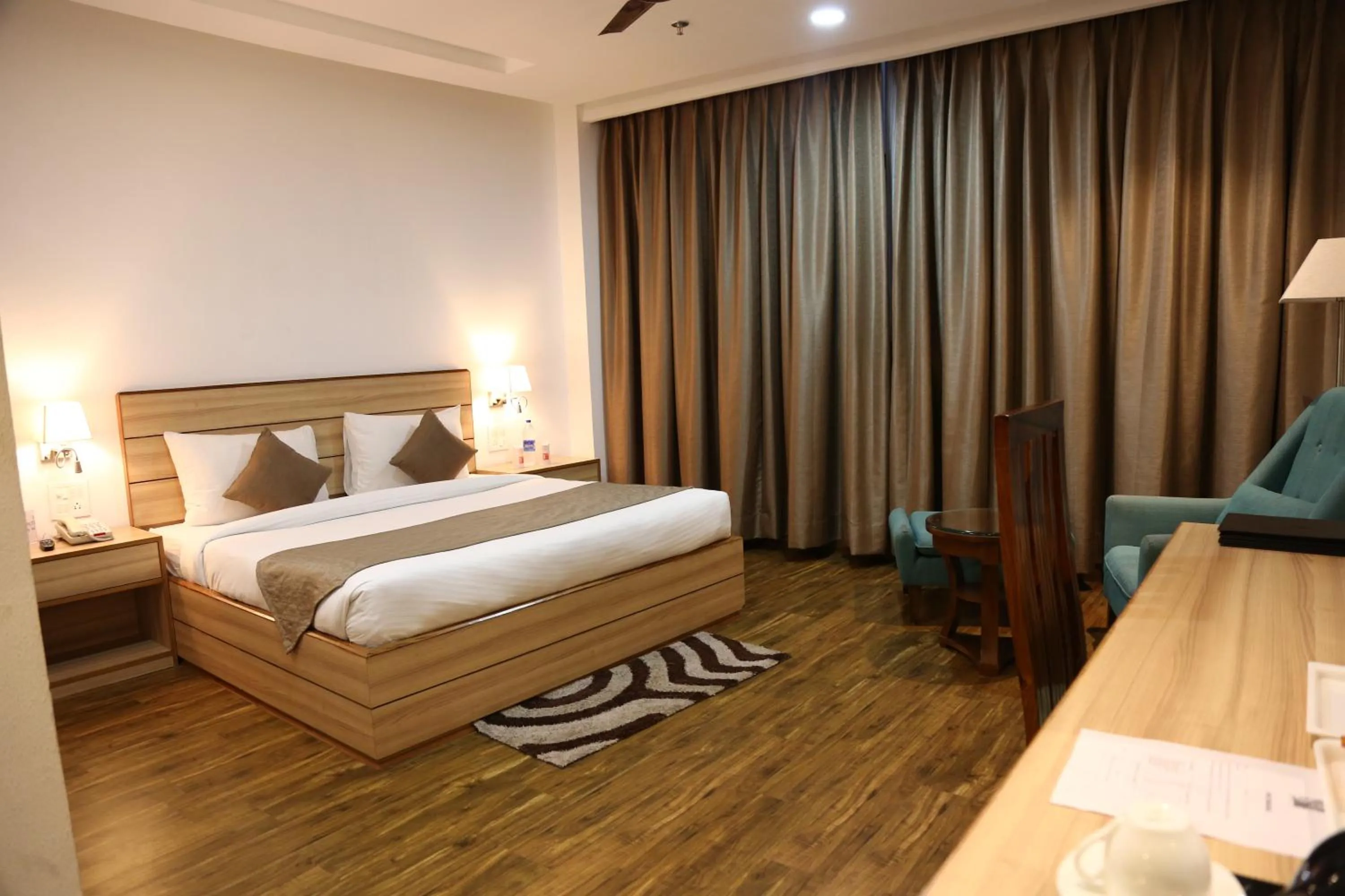 Bed in Ana Clarks Inn, Panchkula