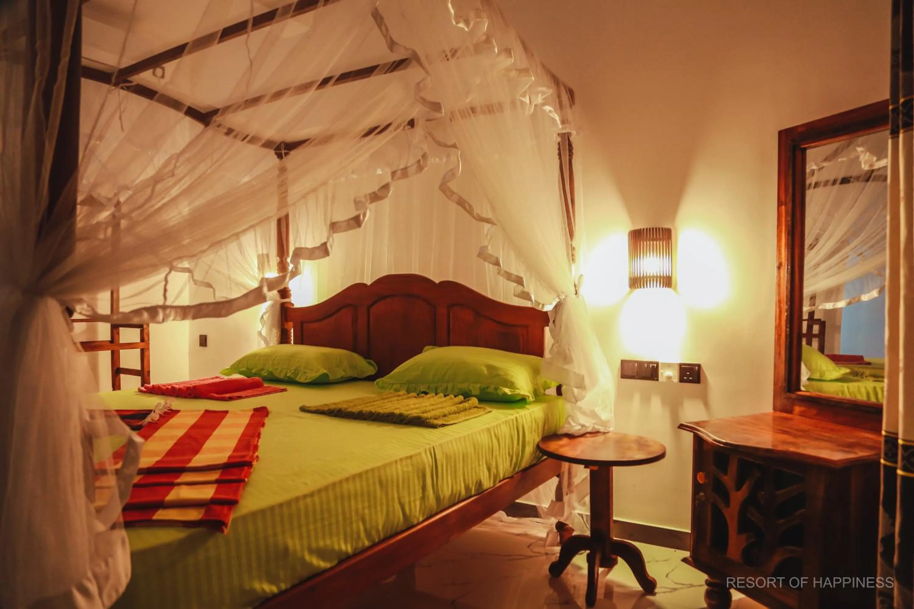 Bed in Resort of Happiness