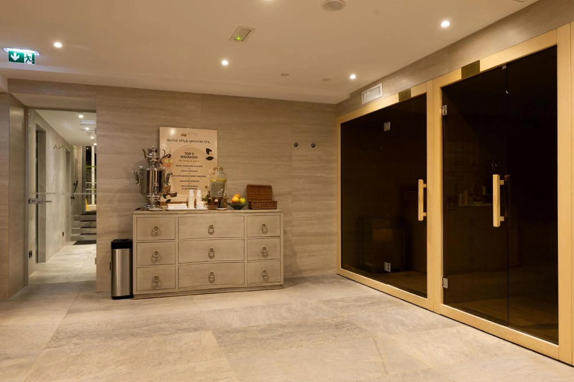 Sauna in Royal Ariston Hotel