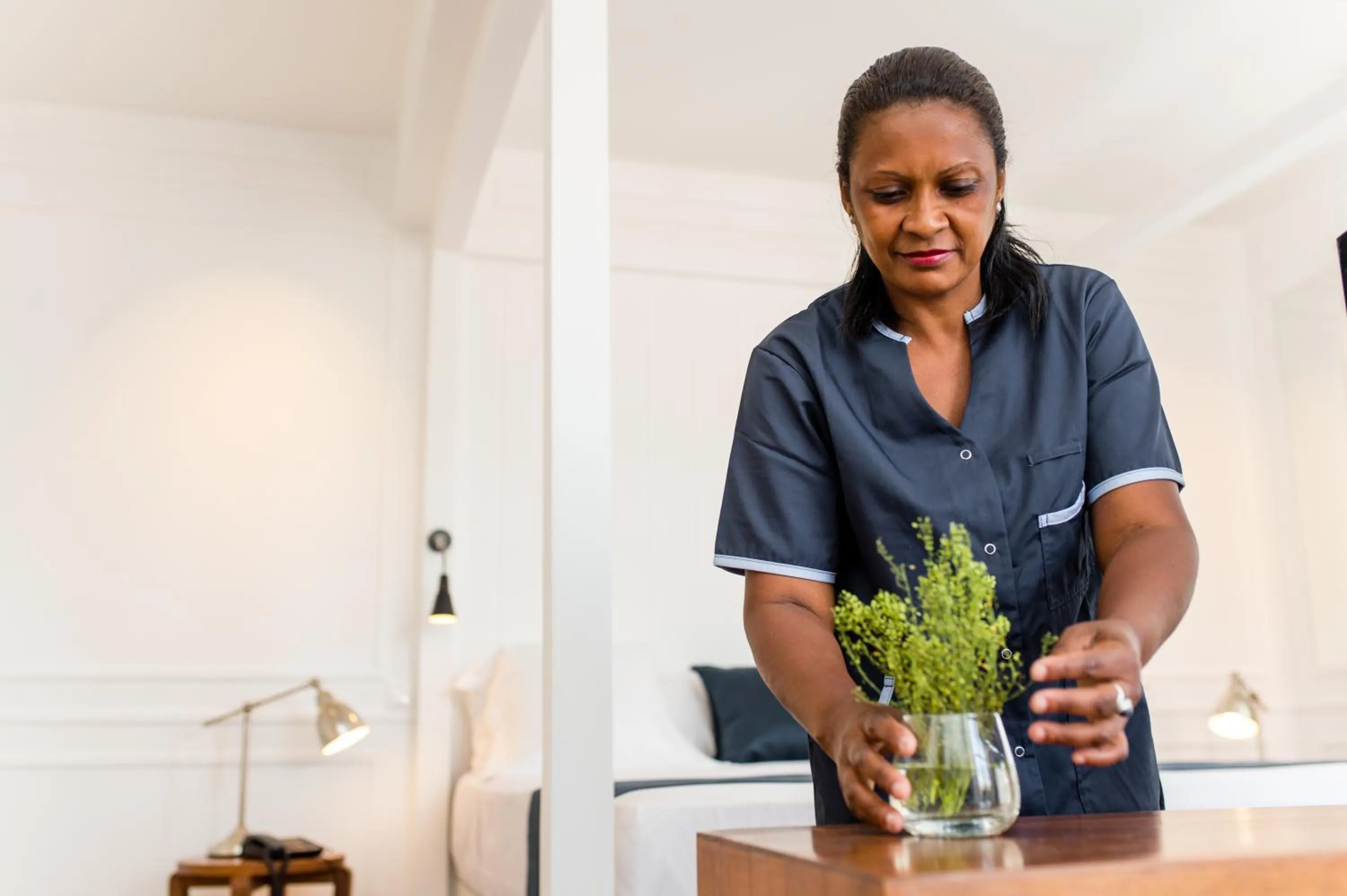 Staff in Grand Hotel Urban