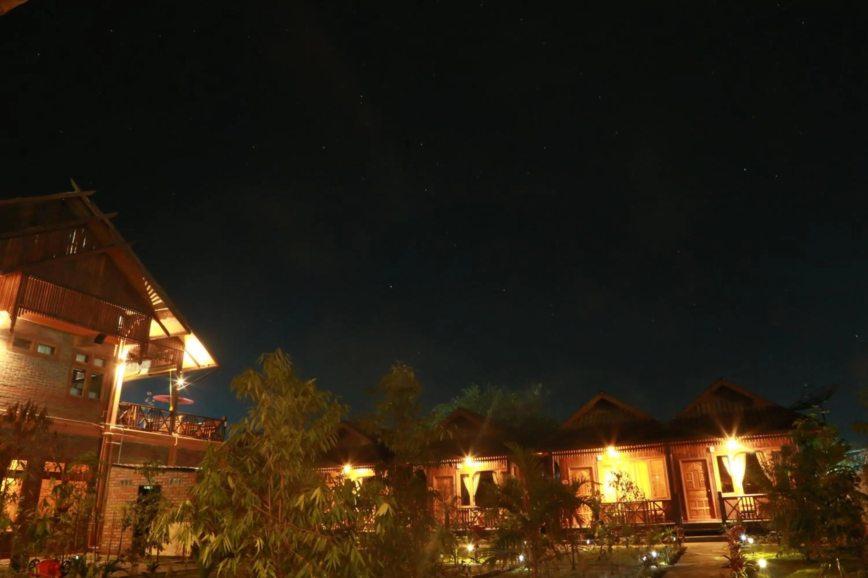 Property building in Inle Cottage Boutique Hotel