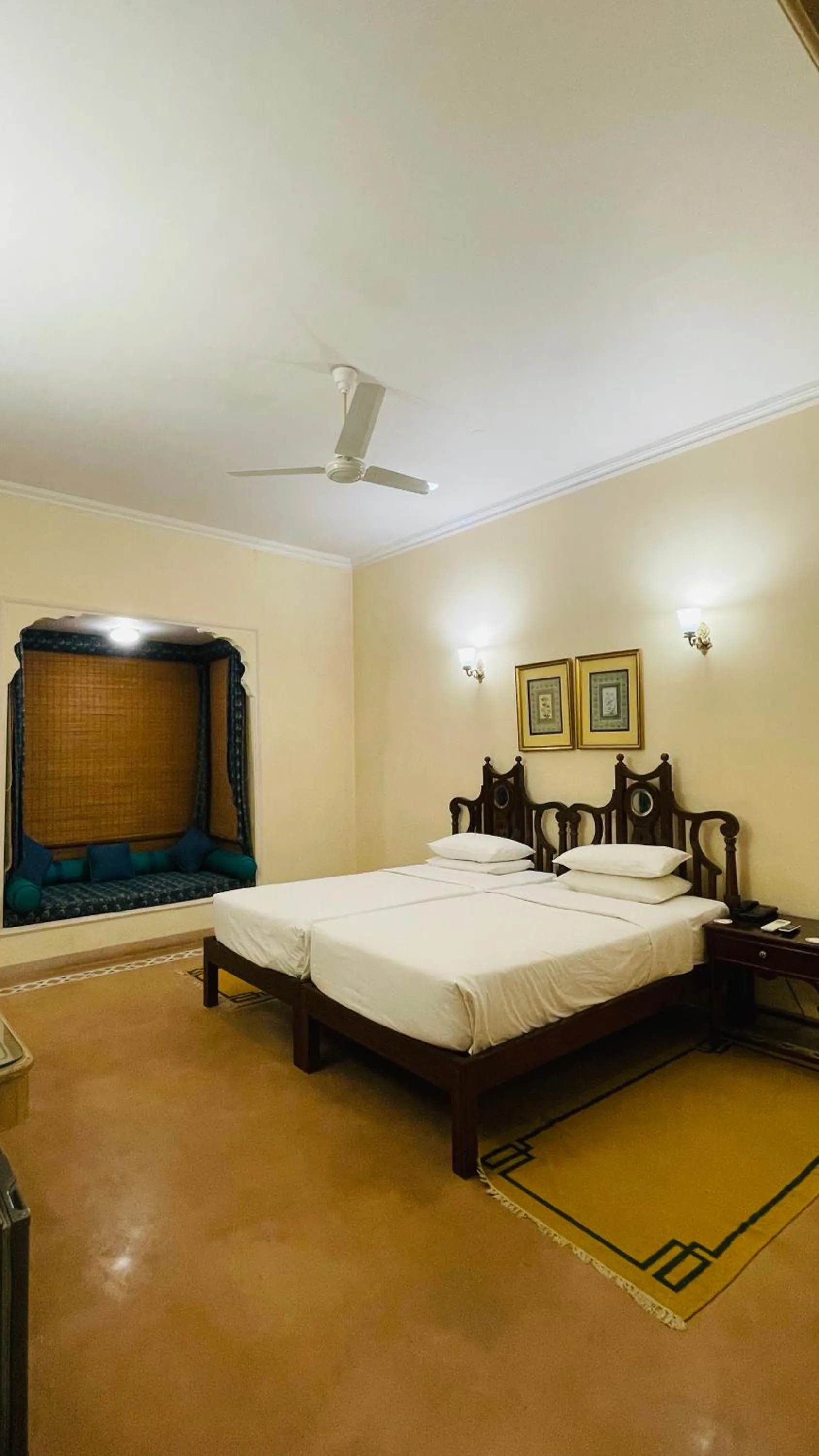 Bed in Heritage Resort Bikaner