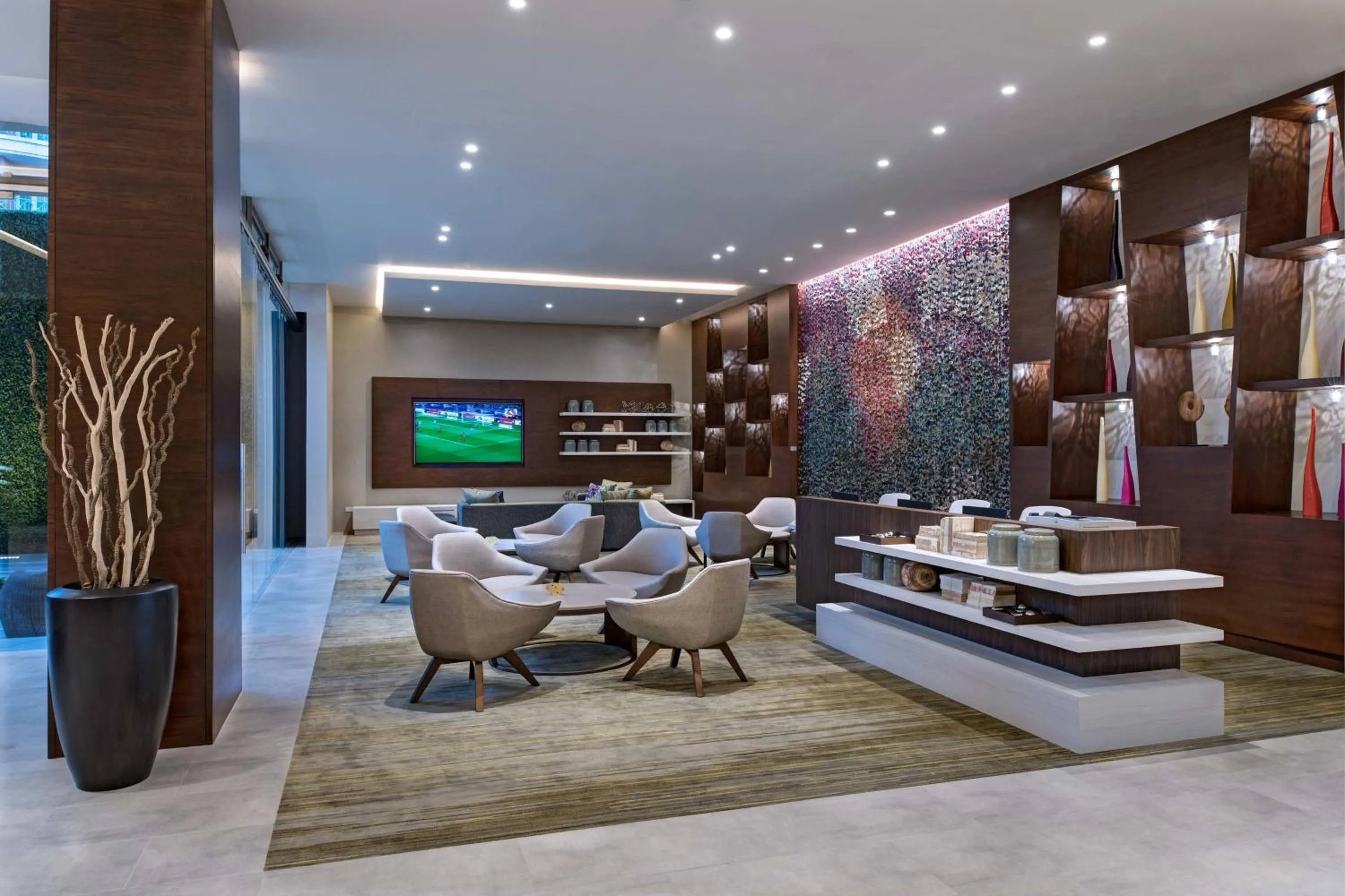 Lobby or reception in Courtyard by Marriott Guatemala City