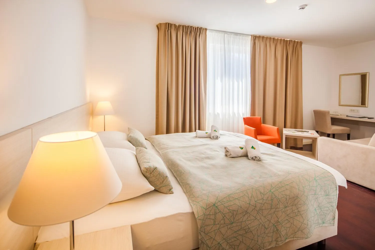 Bed in Hotel Borovnik