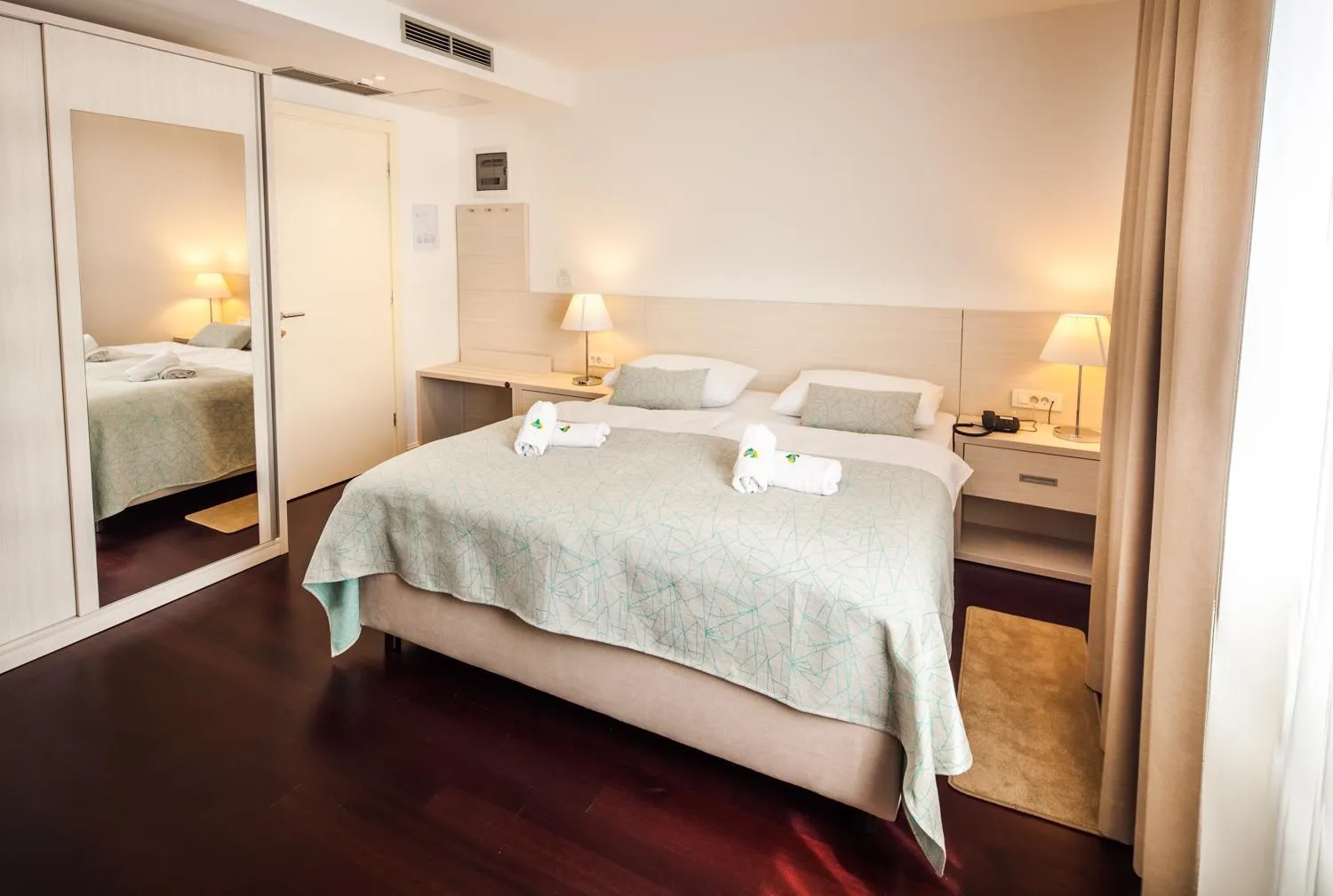 Bed in Hotel Borovnik