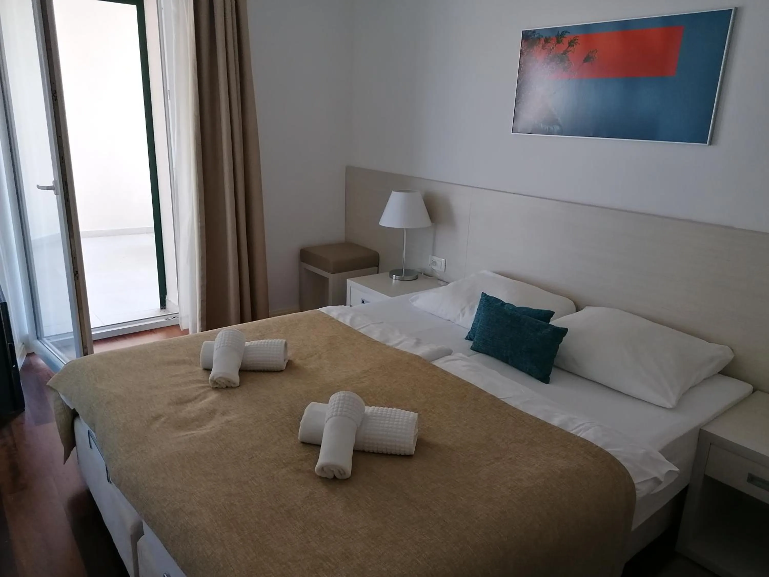 Bed in Hotel Borovnik