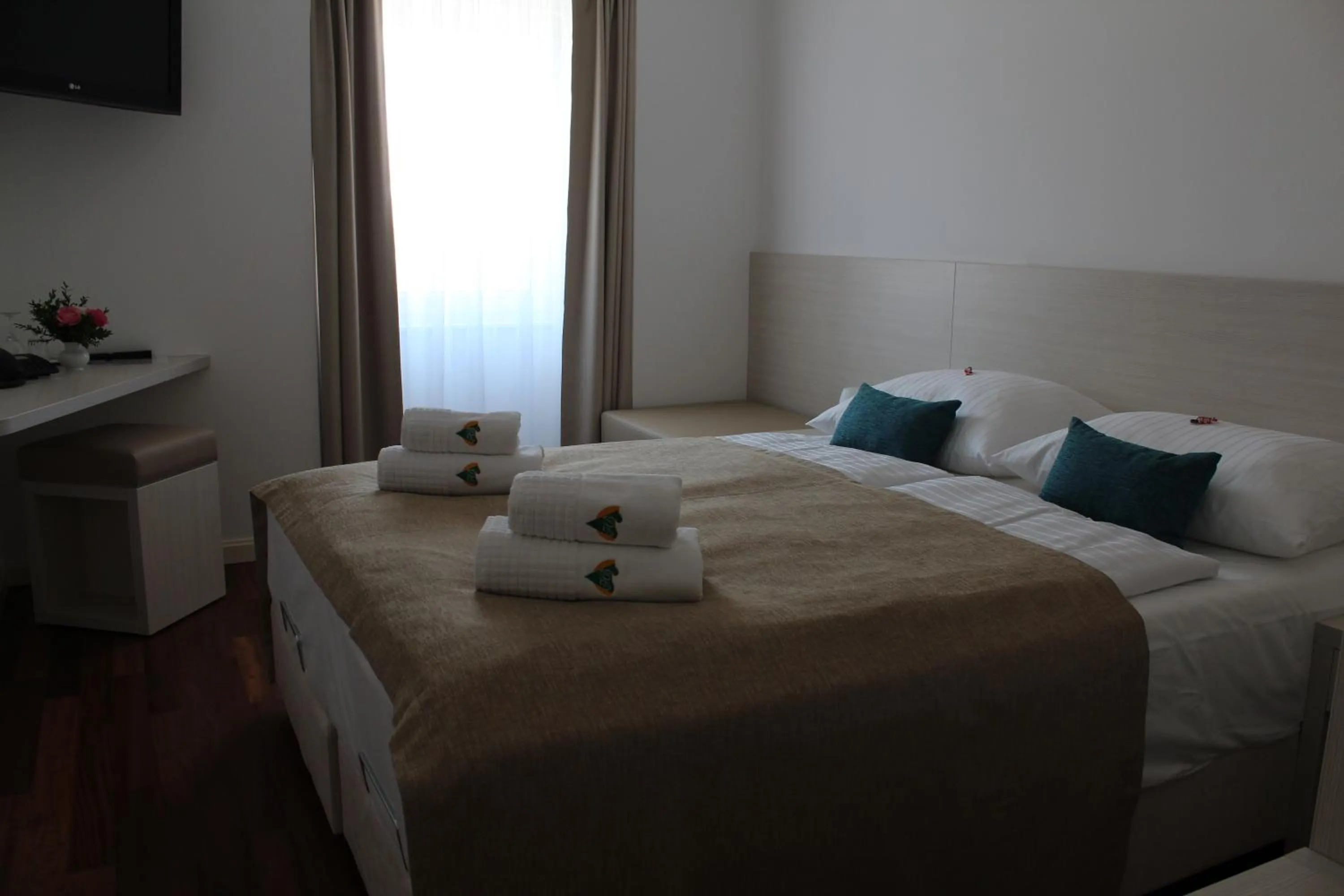 Bed in Hotel Borovnik