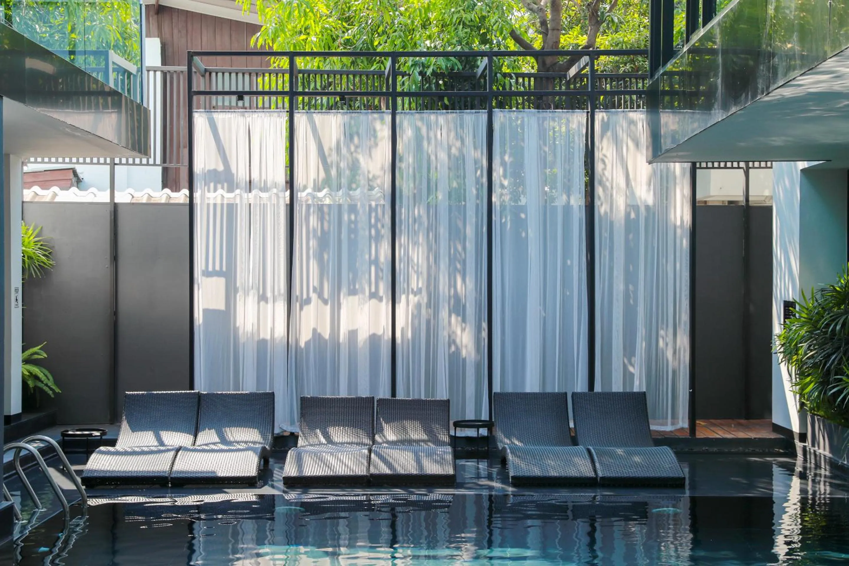 Pool view in BED Chiangmai Gate- Adults Only