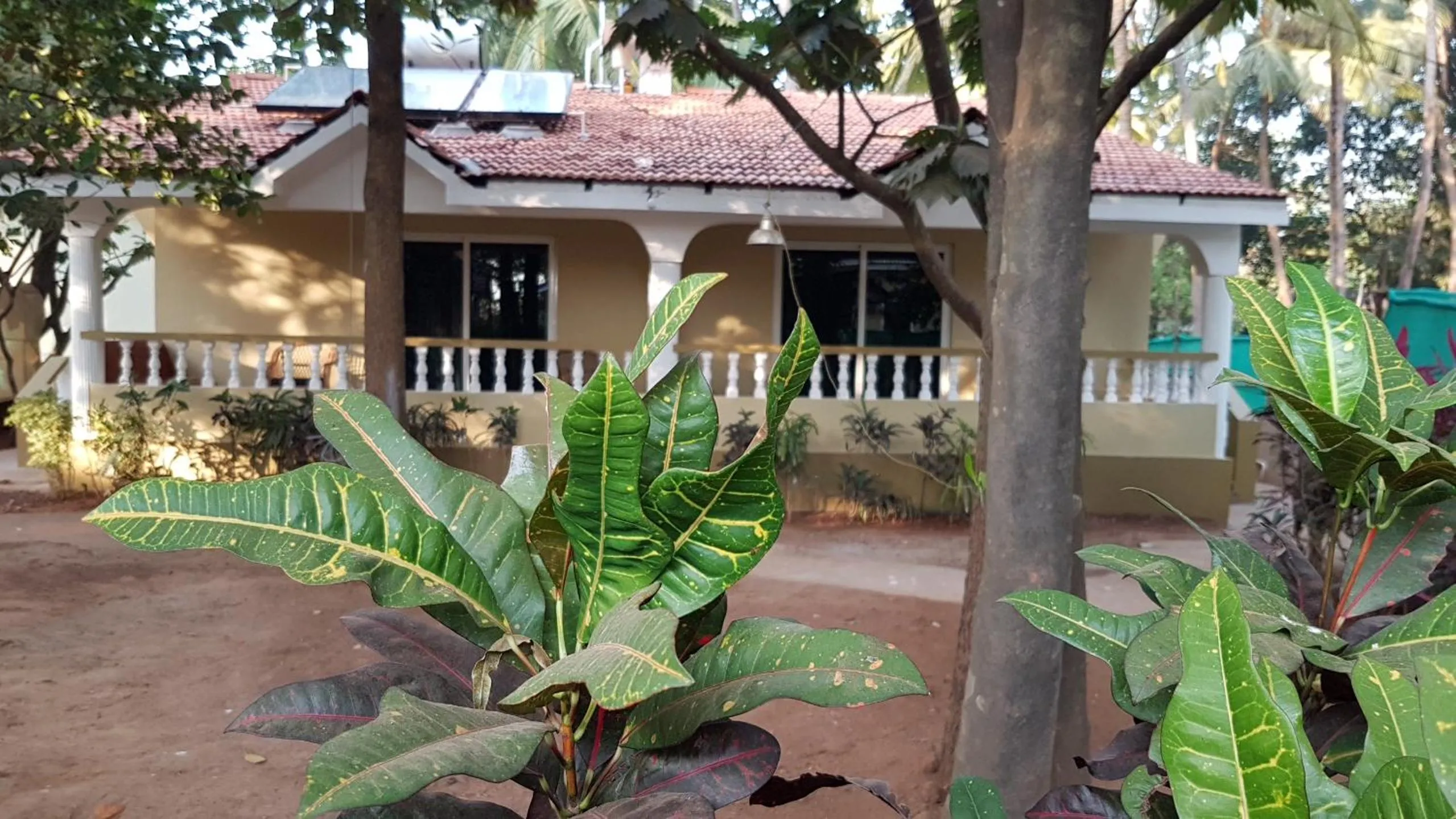 Garden view in Hill Top Goa Lodge