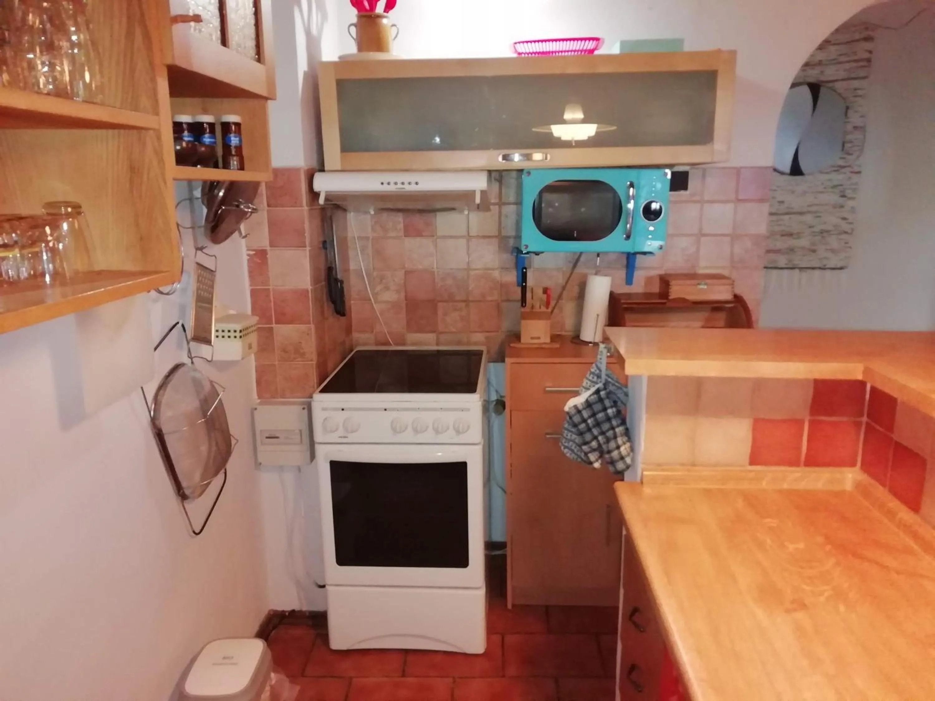 Kitchen or kitchenette in Apartmán Hořice na Šumavě
