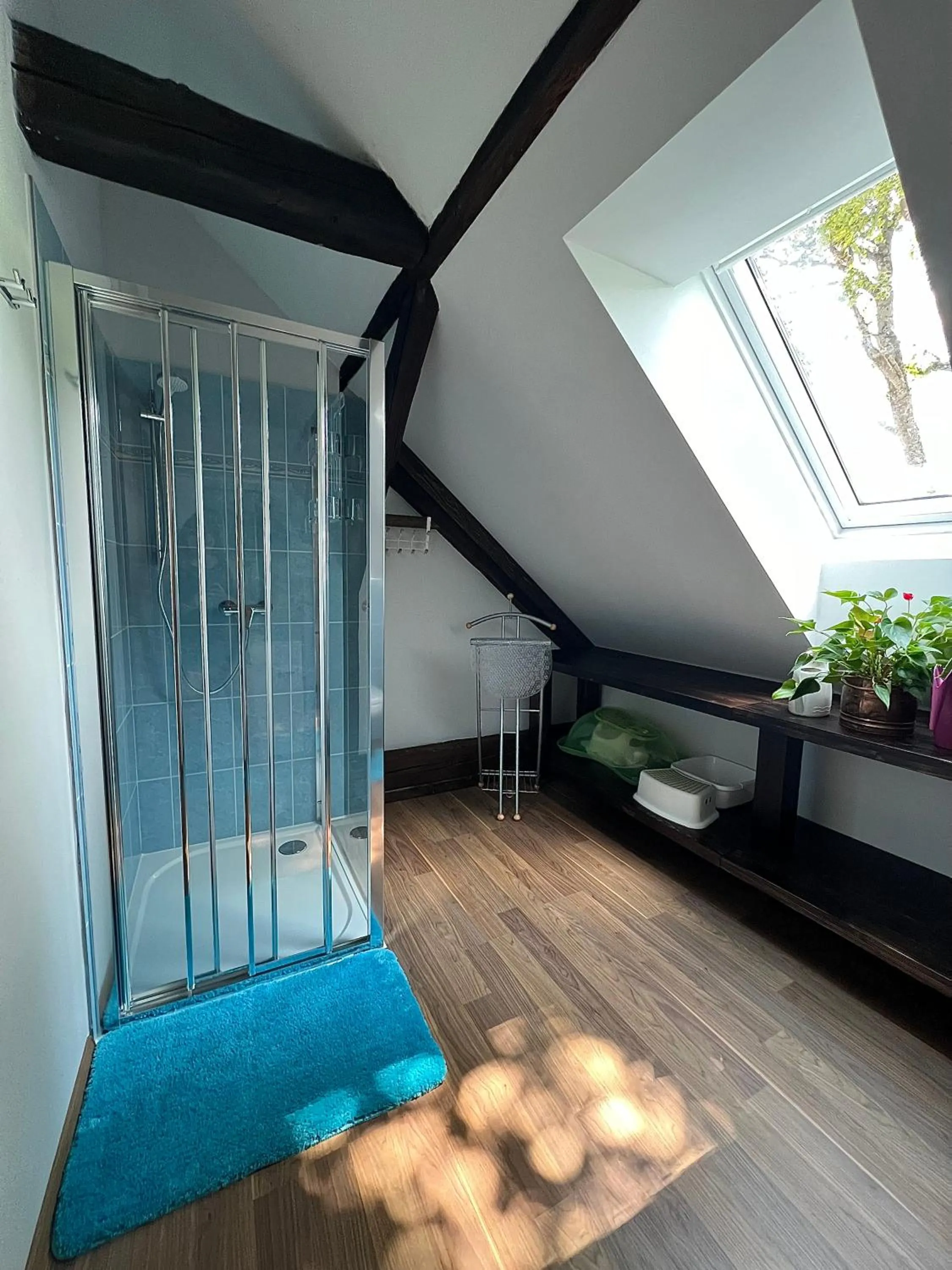 Bathroom, Bed in Apartmán Hořice na Šumavě