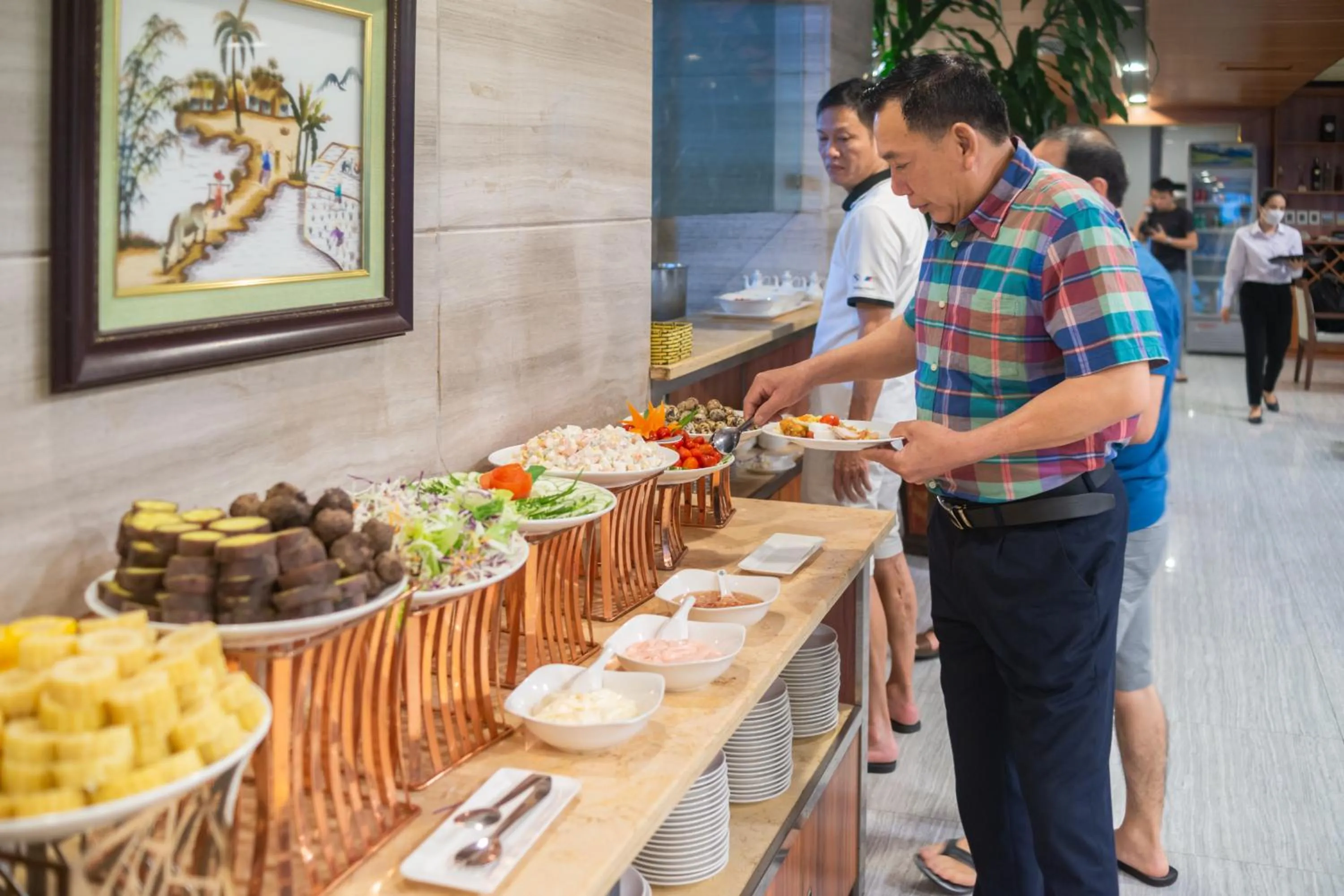 Breakfast in Bien Bac Hotel