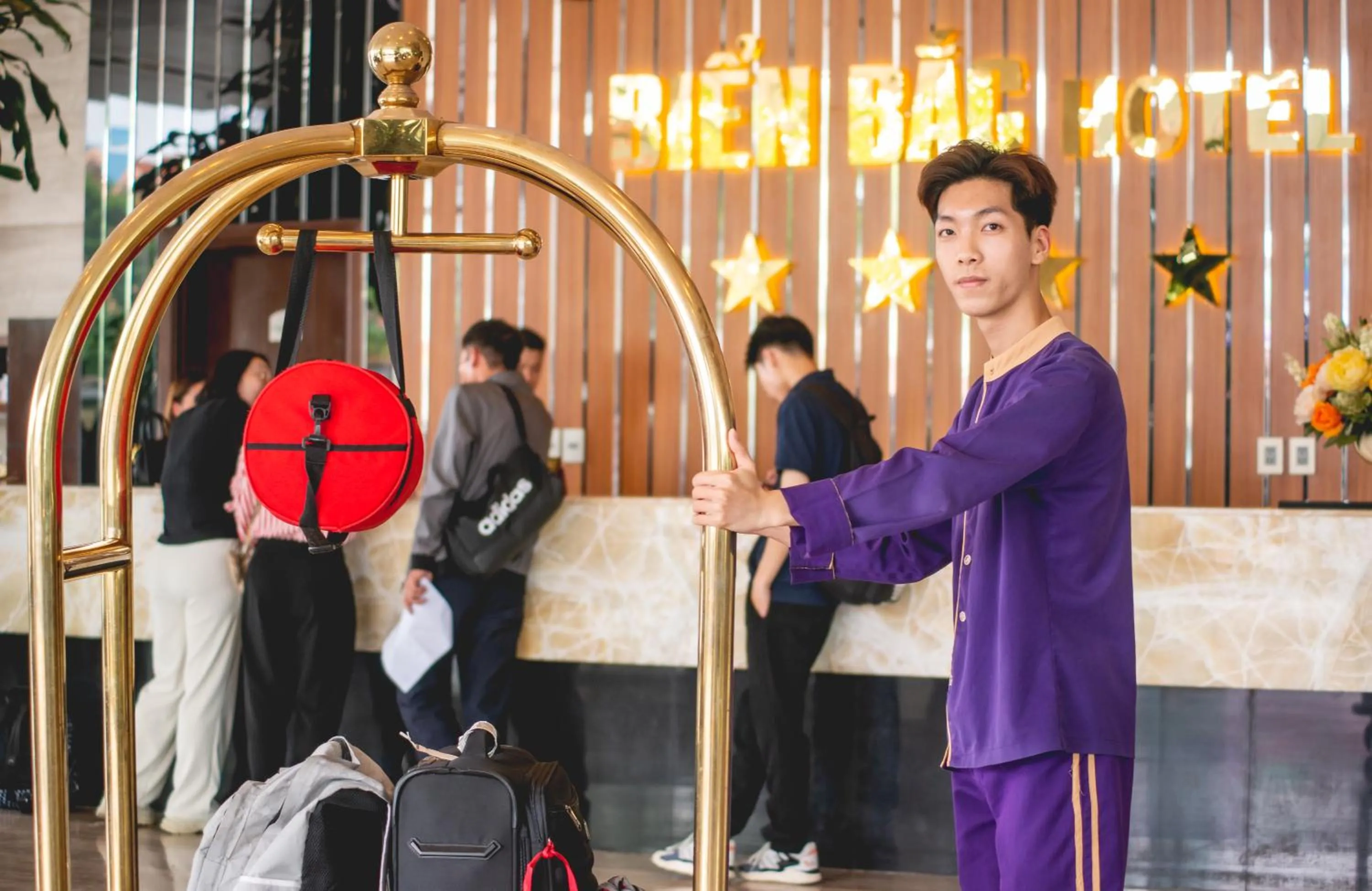 Lobby or reception in Bien Bac Hotel