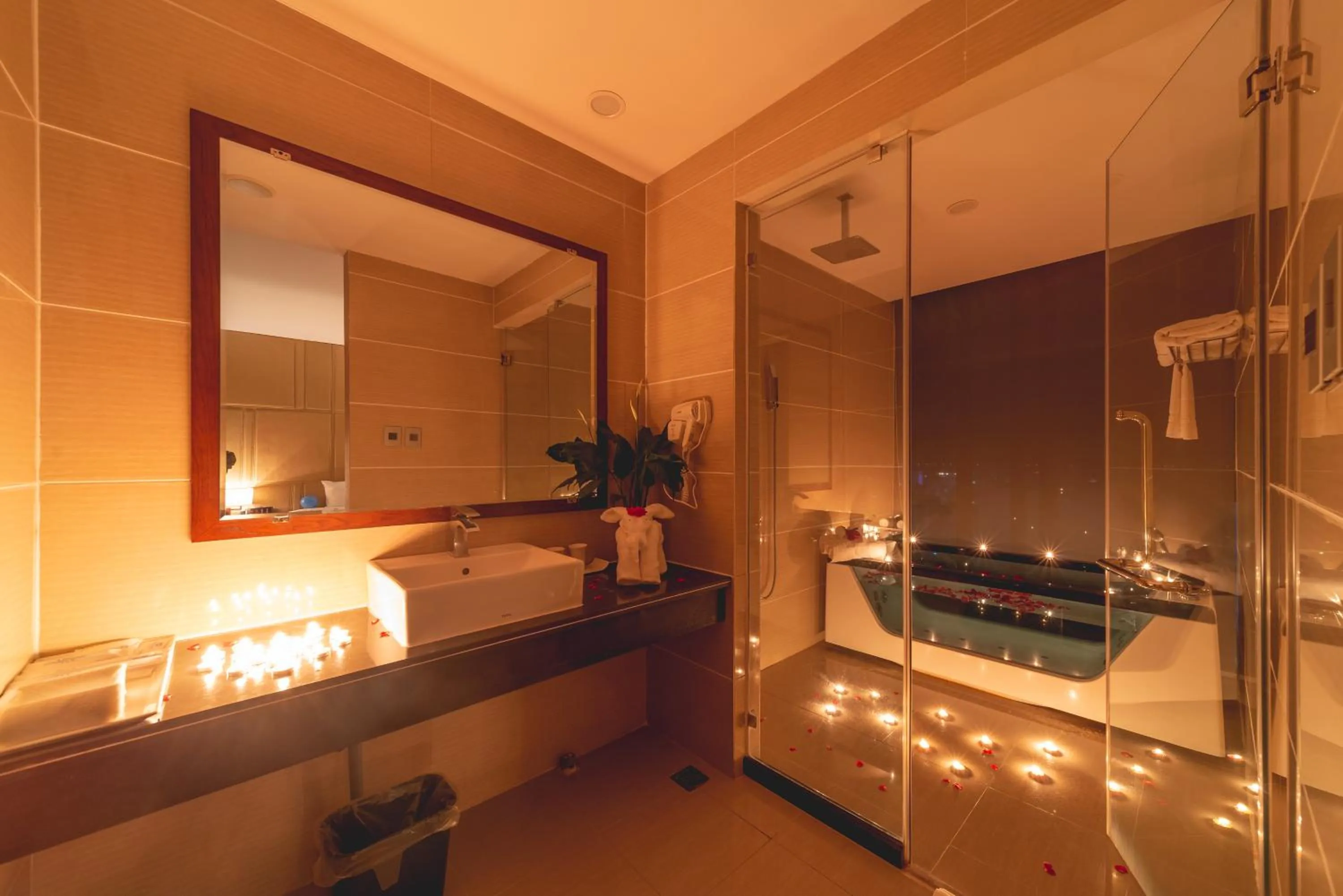 Shower in Bien Bac Hotel