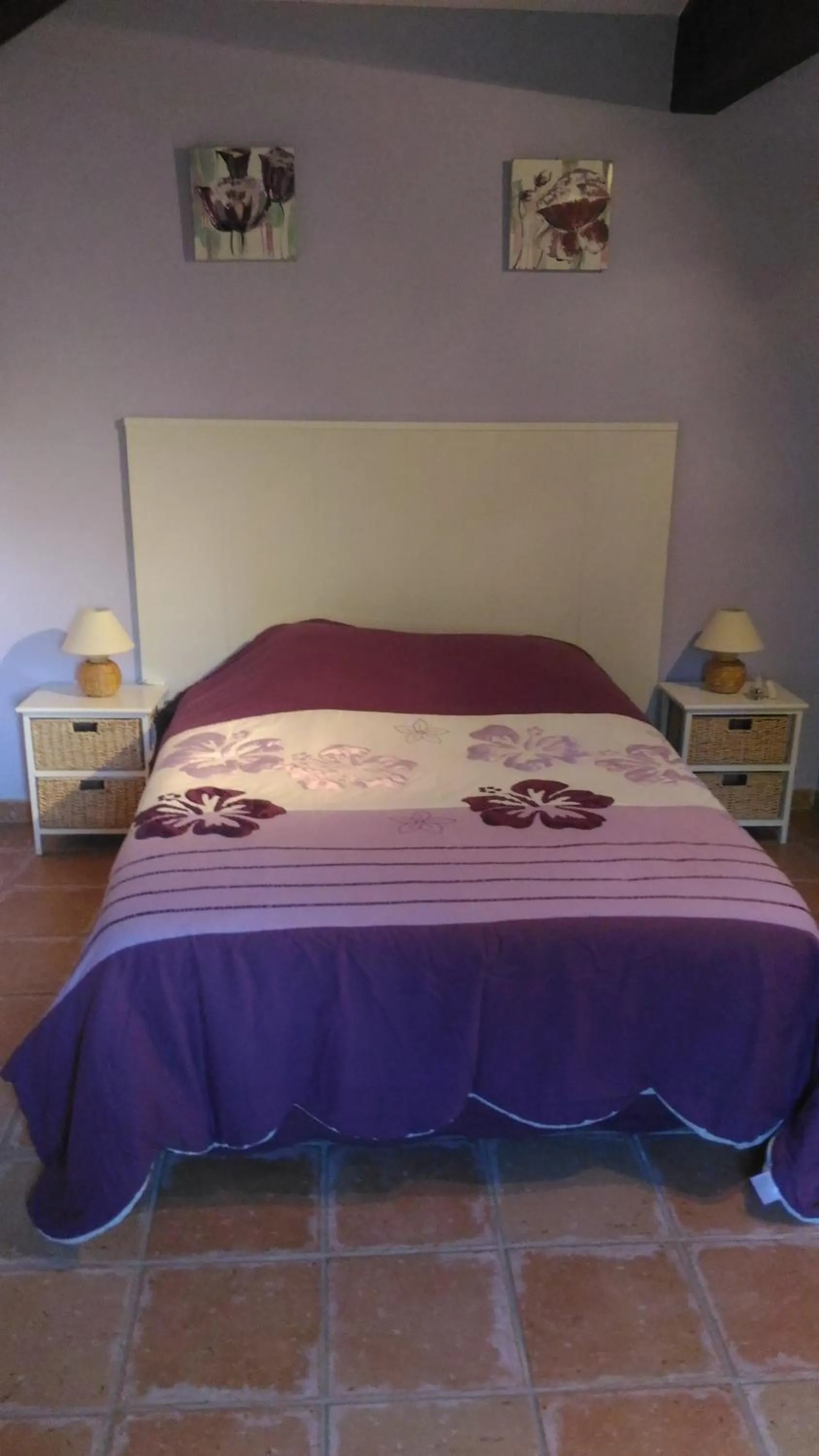 Bedroom, Bed in Gite Les Oliviers