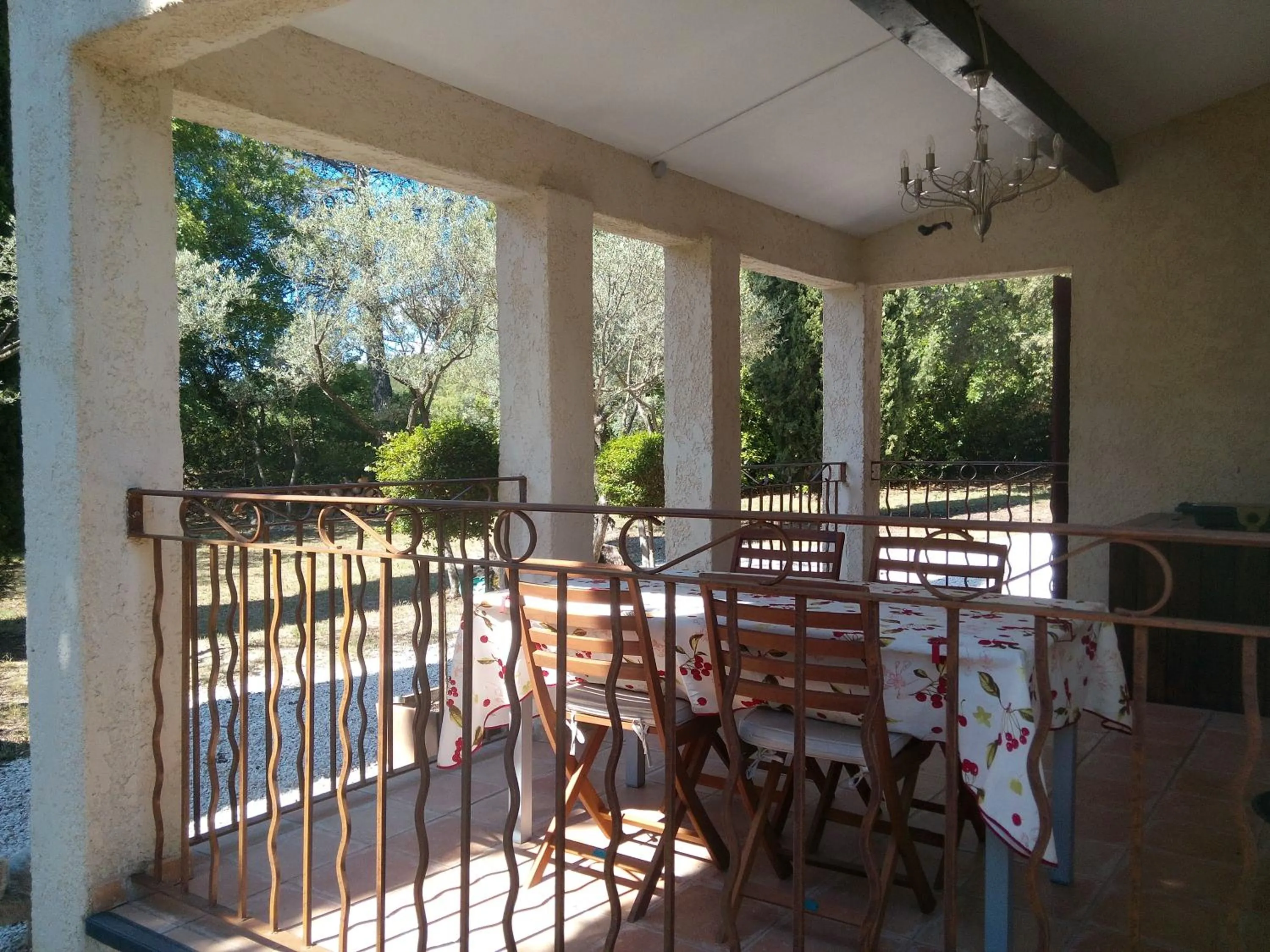 Balcony/Terrace in Gite Les Oliviers