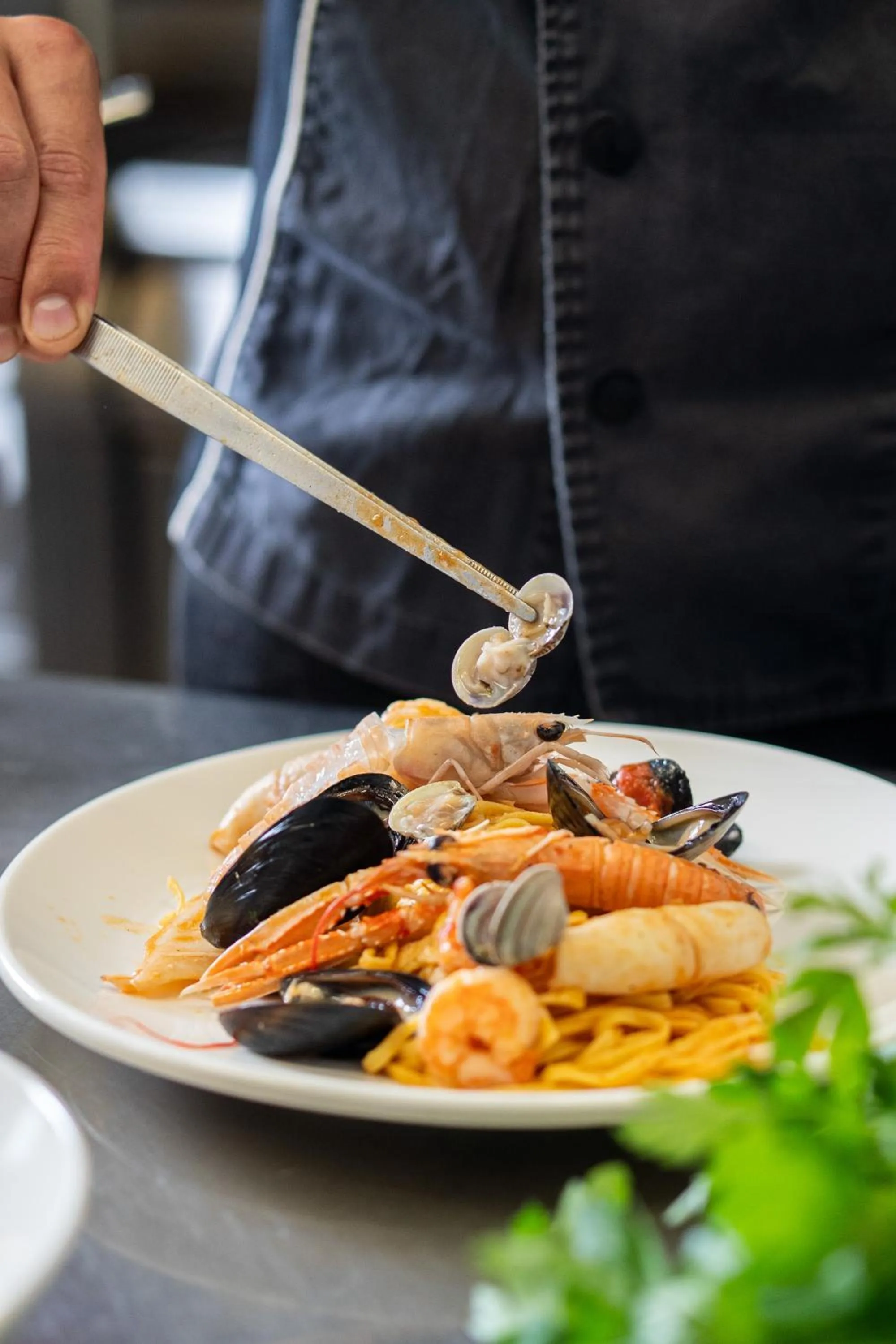 Restaurant/places to eat in Amadei Hotel Blumen