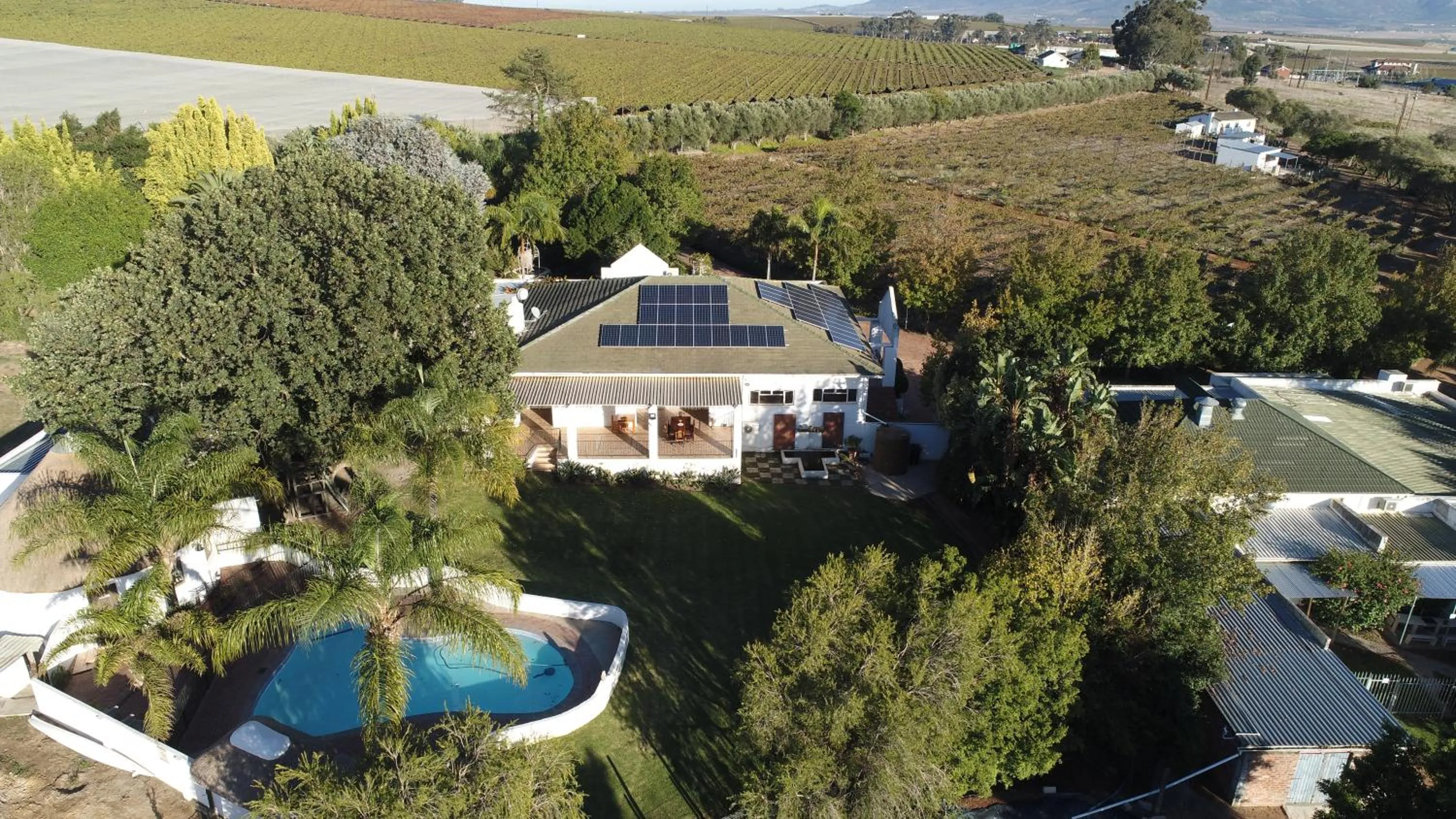 Bird's eye view in Zonnevanger Guesthouse