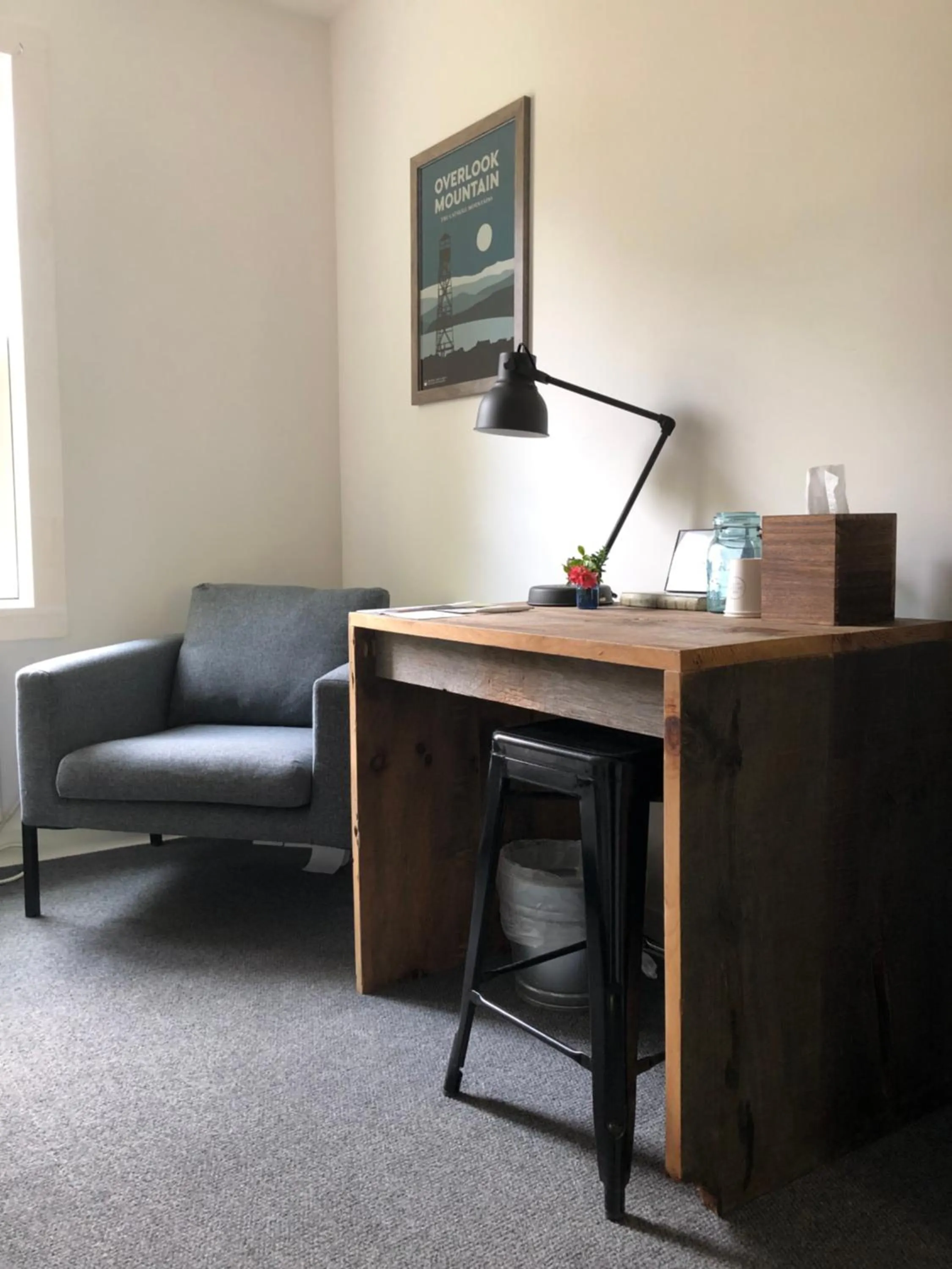 Seating area in The Graham & Co.
