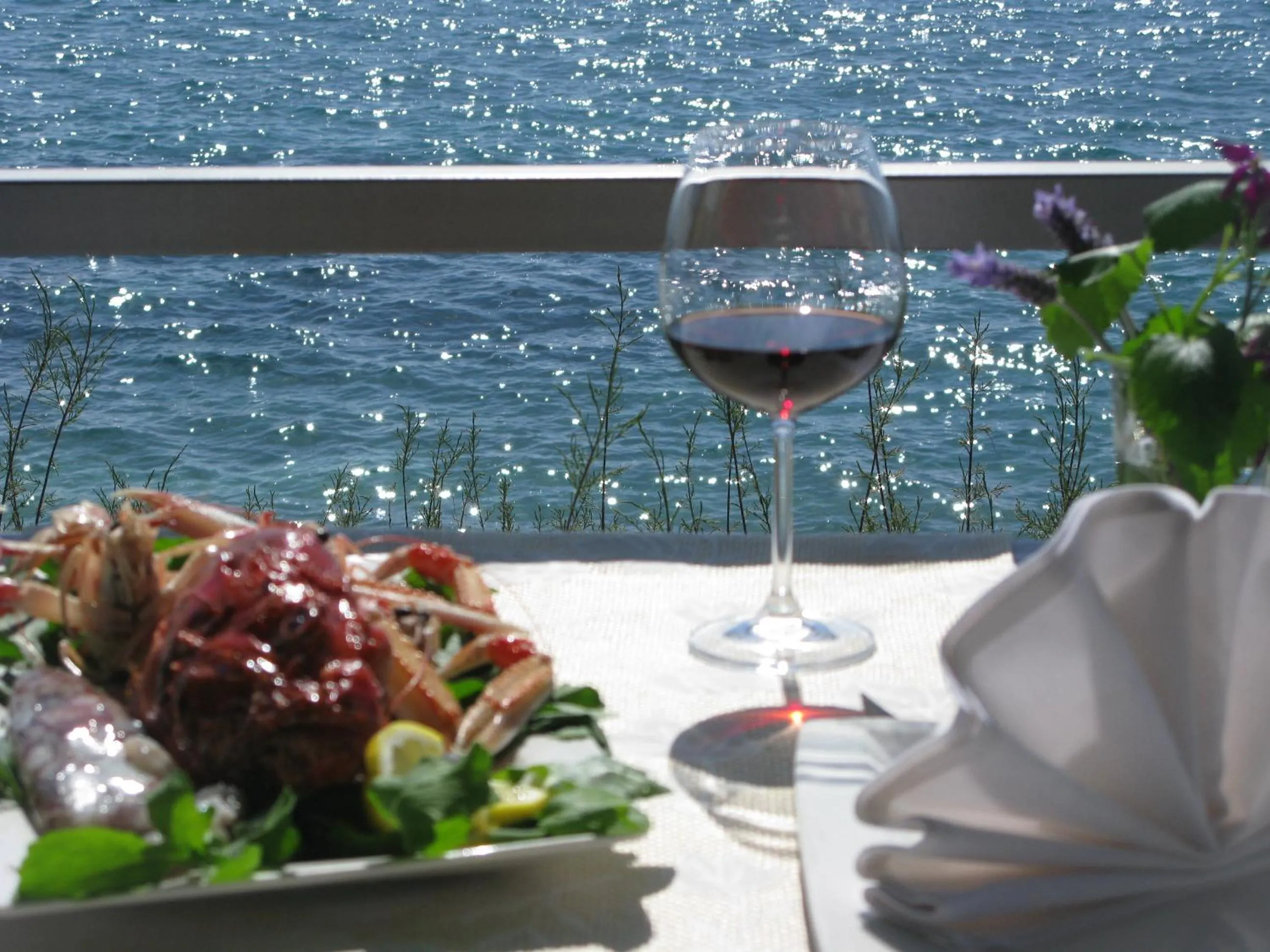 Food close-up in Villa Mario