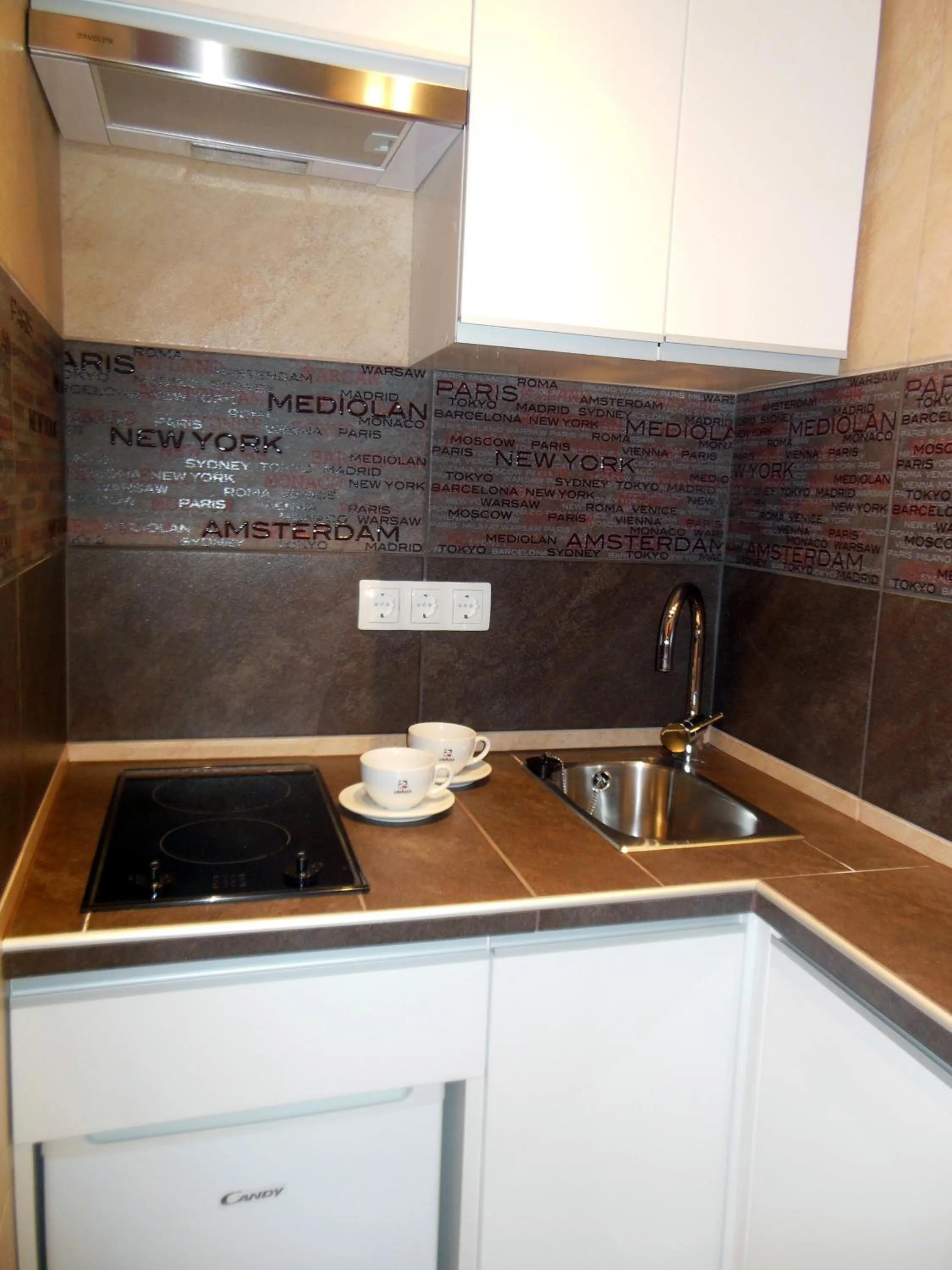 Kitchen or kitchenette in Miniapartman Budapest