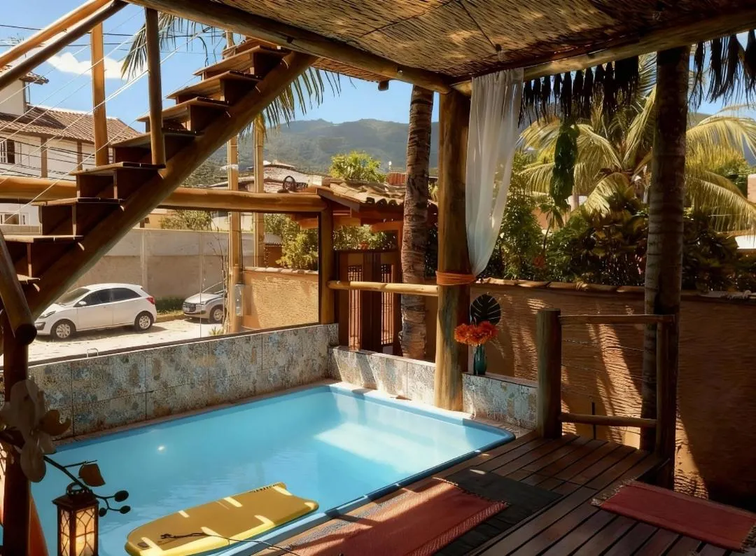 Chalé de Charme MANDOMAI - Suítes com Cozinha Compacta, Suítes com Cooktop e Chalé com Cozinha