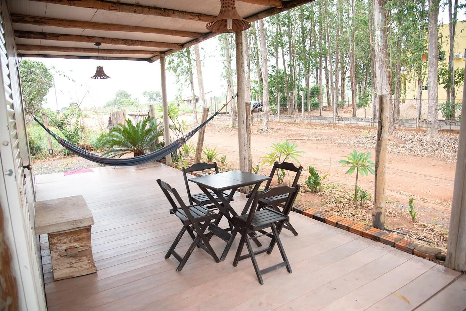 Balcony/Terrace in Chalé Container Nobres Asa Própria