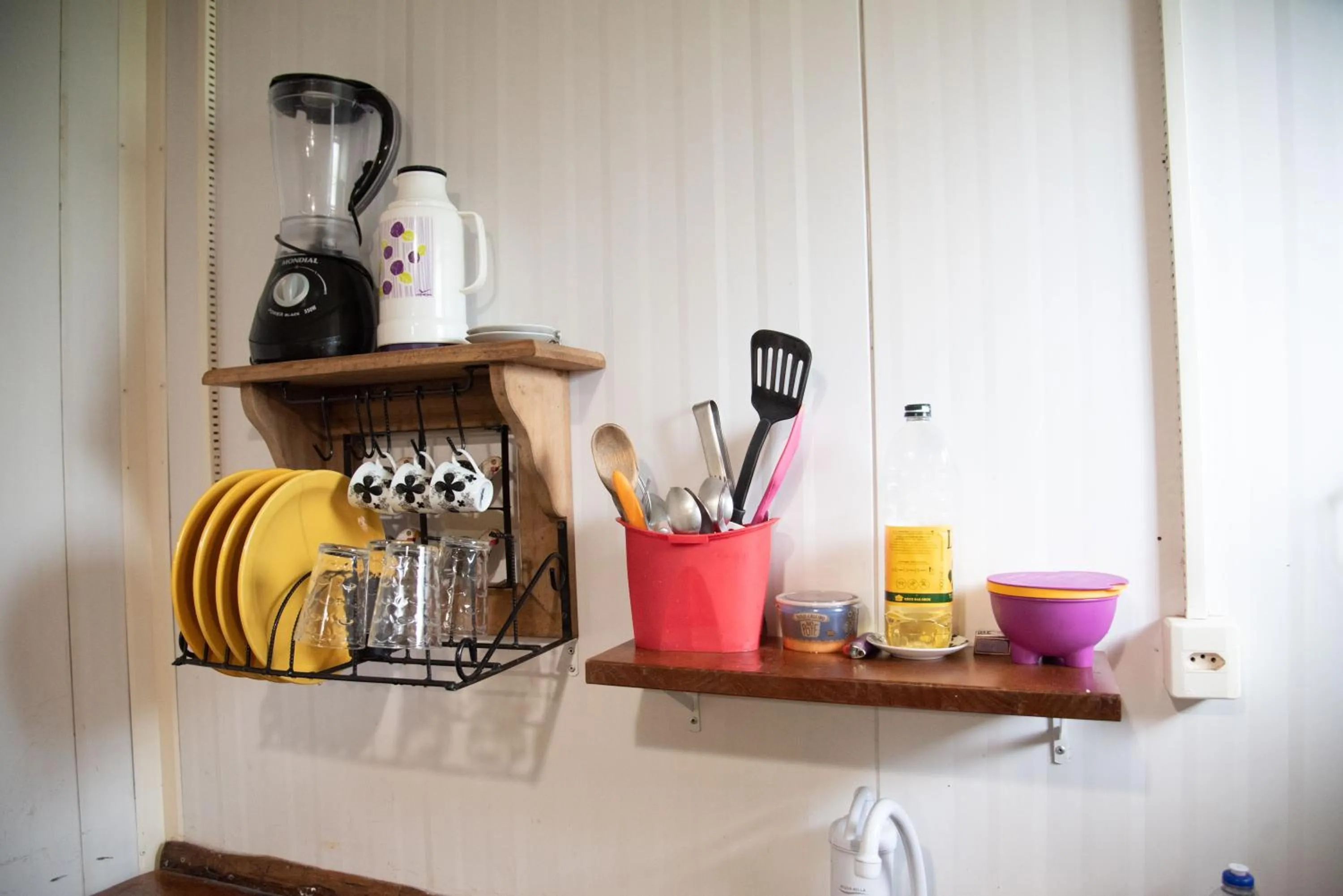 Kitchen or kitchenette in Chalé Container Nobres Asa Própria