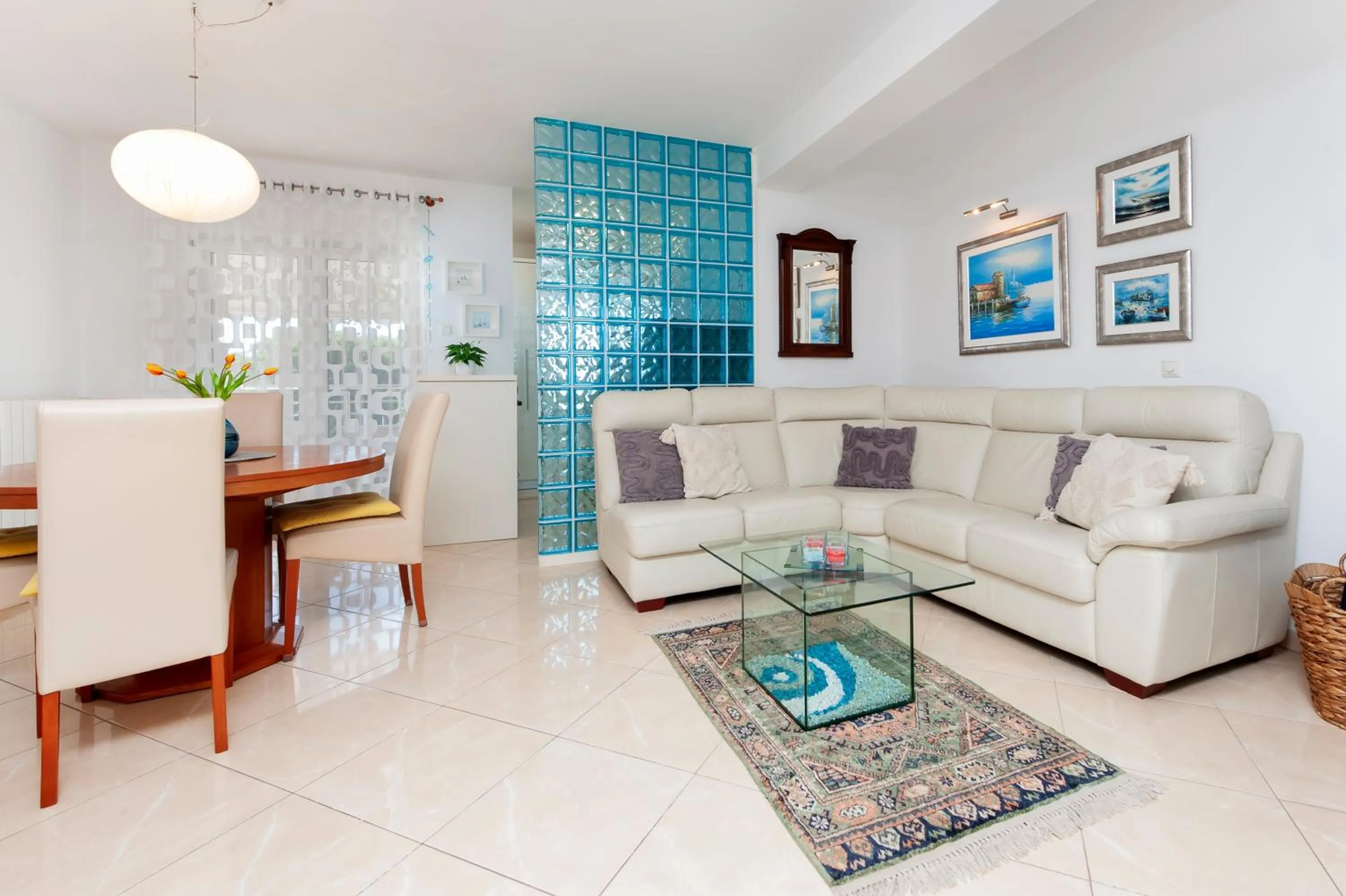 Living room in Villa Marea