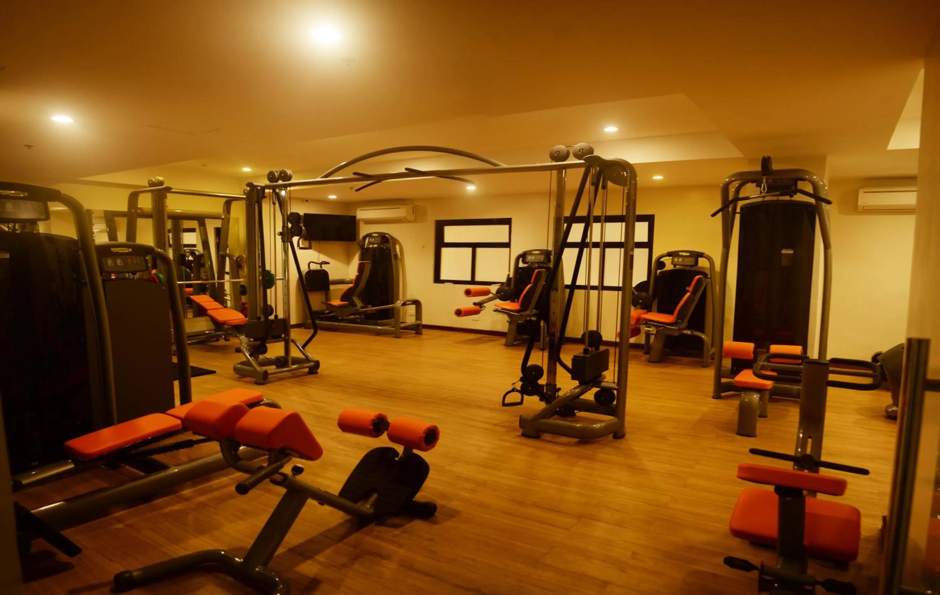 Fitness centre/facilities in Verjandel Hotel