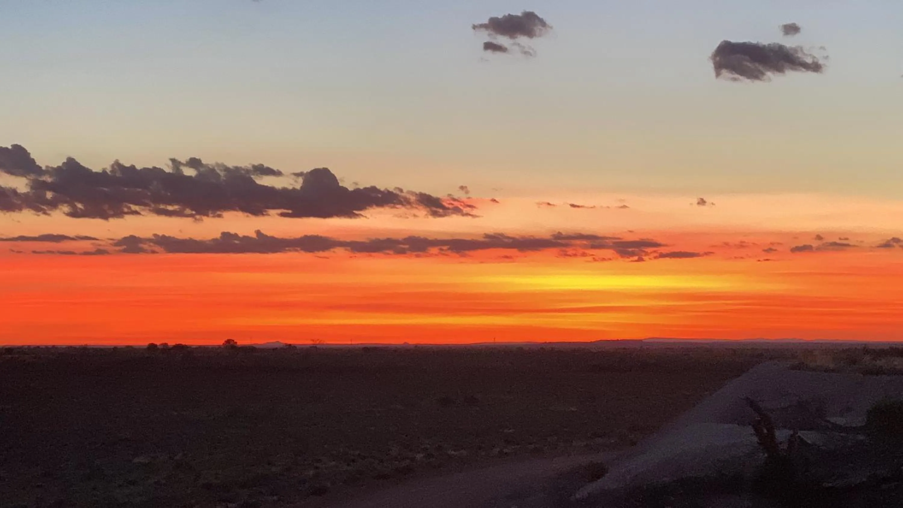 Natural landscape in White Cliffs Underground Motel