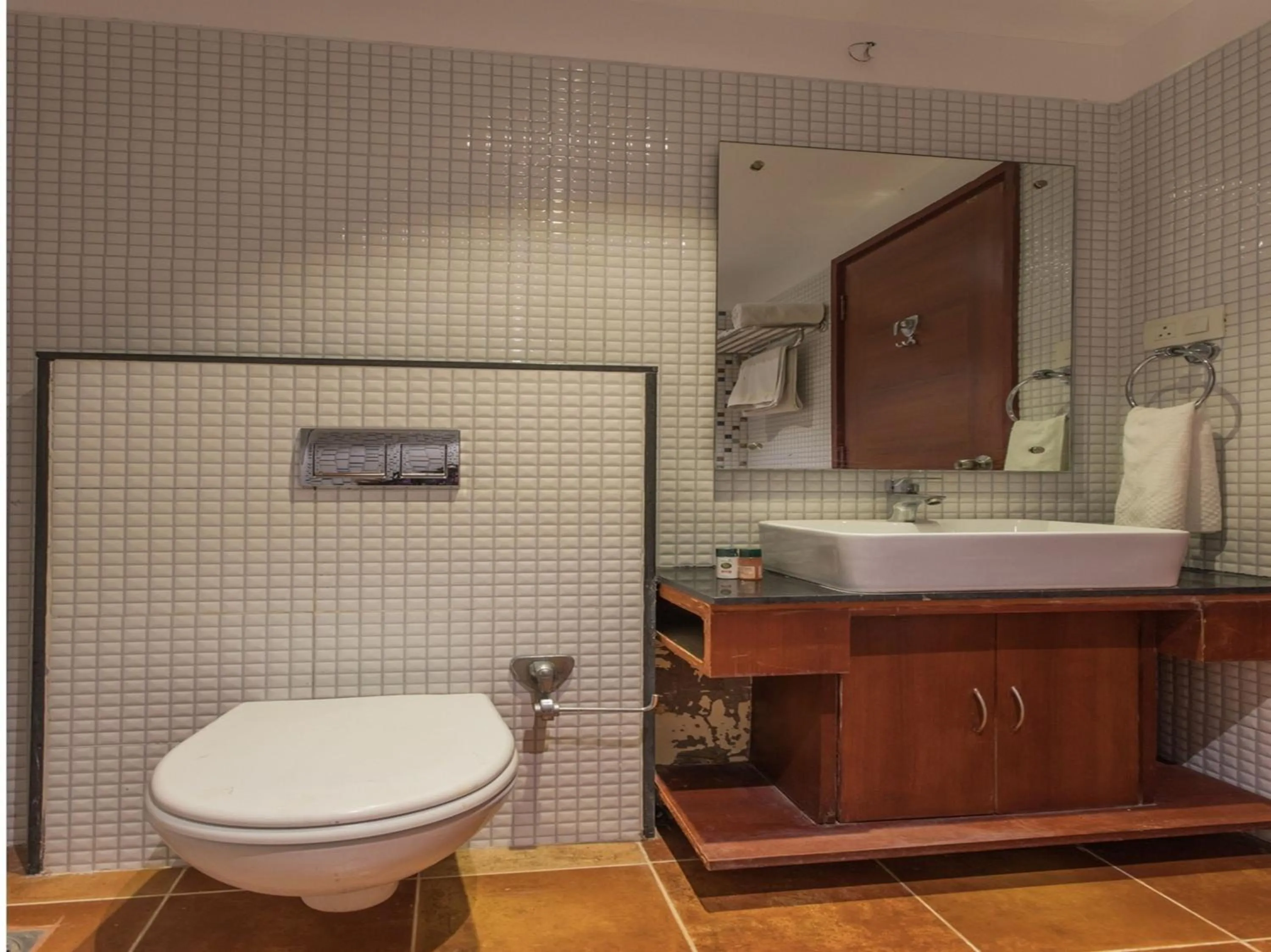 Bathroom in Hotel Nandi