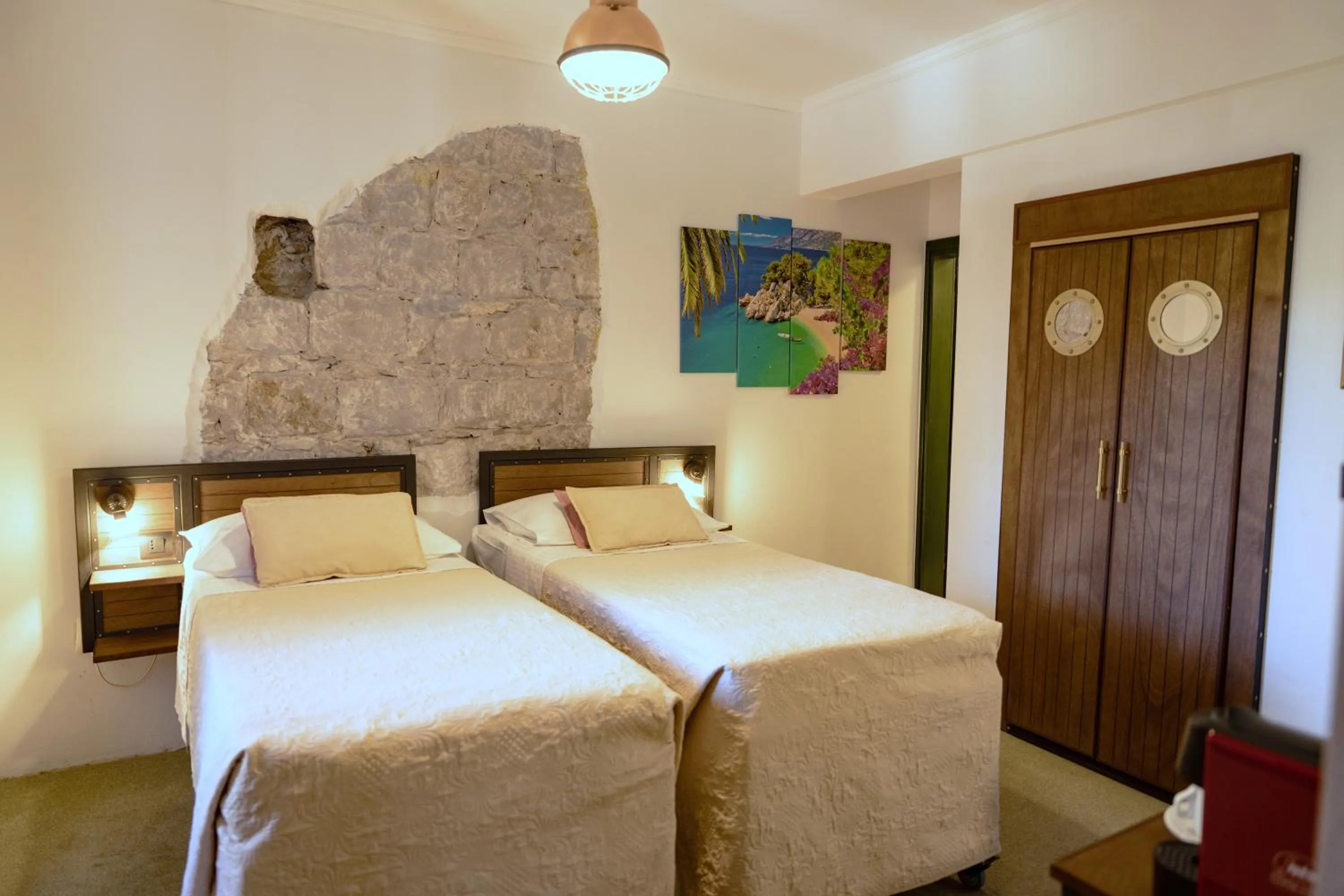 Bed in Hotel Villa Diana