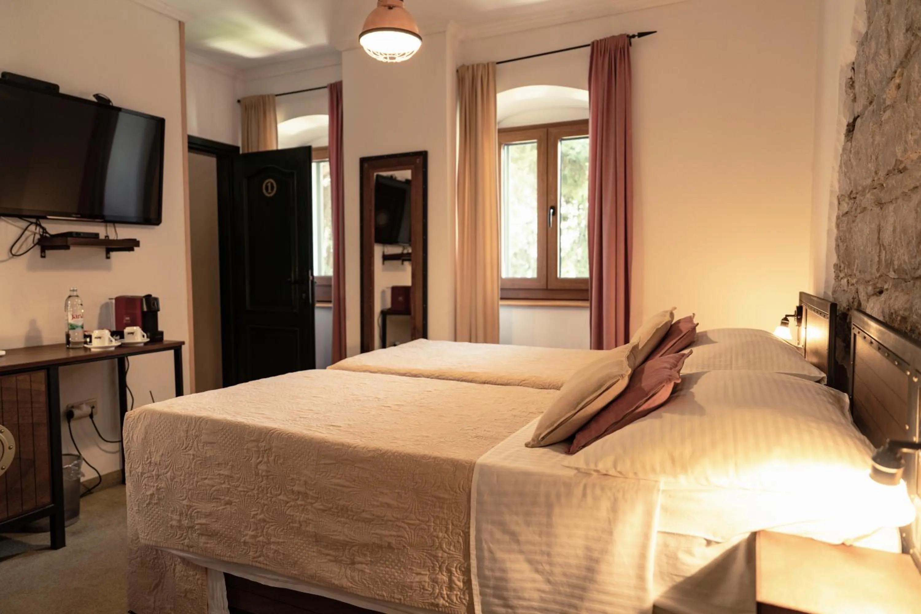 Bed in Hotel Villa Diana