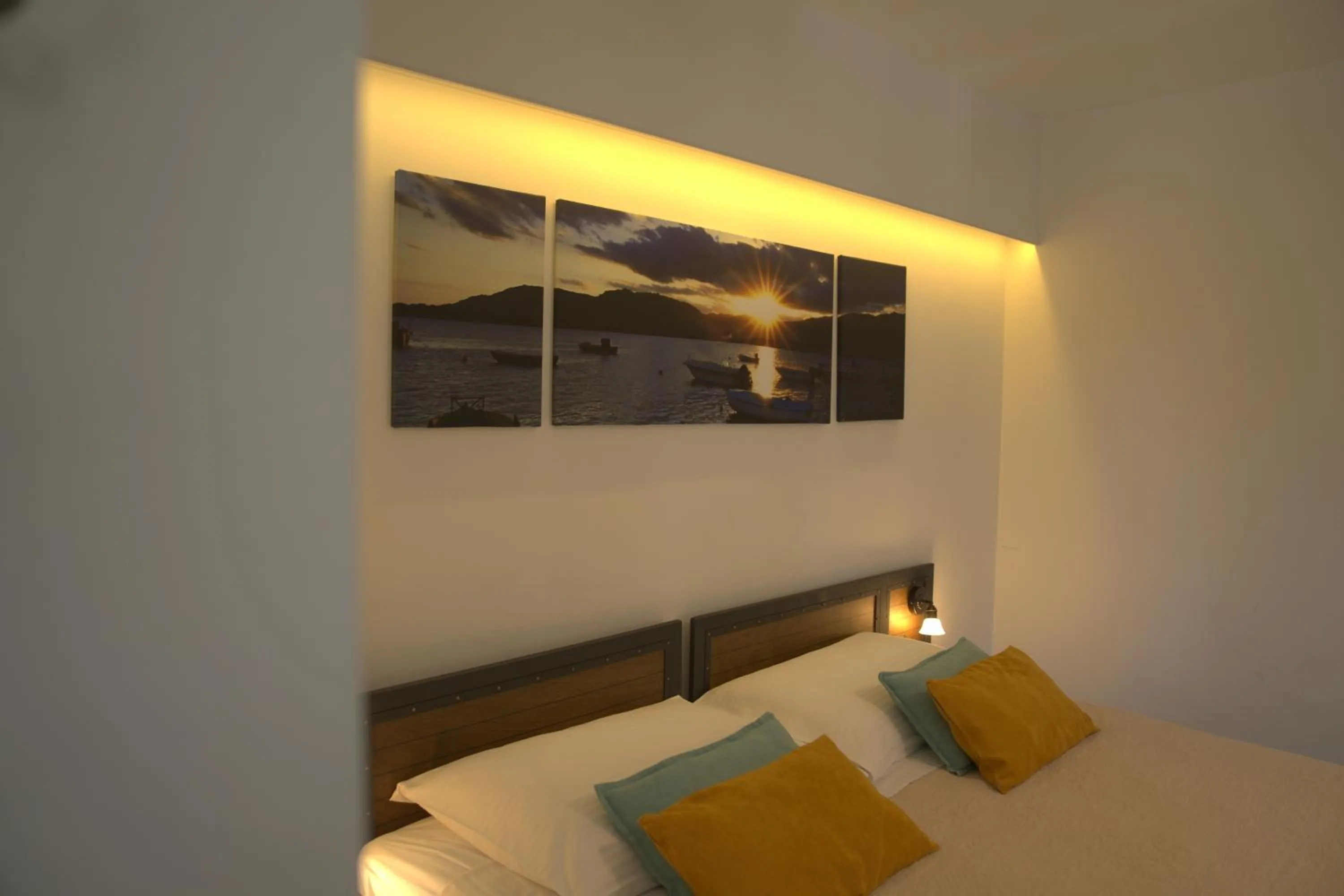 Bed in Hotel Villa Diana