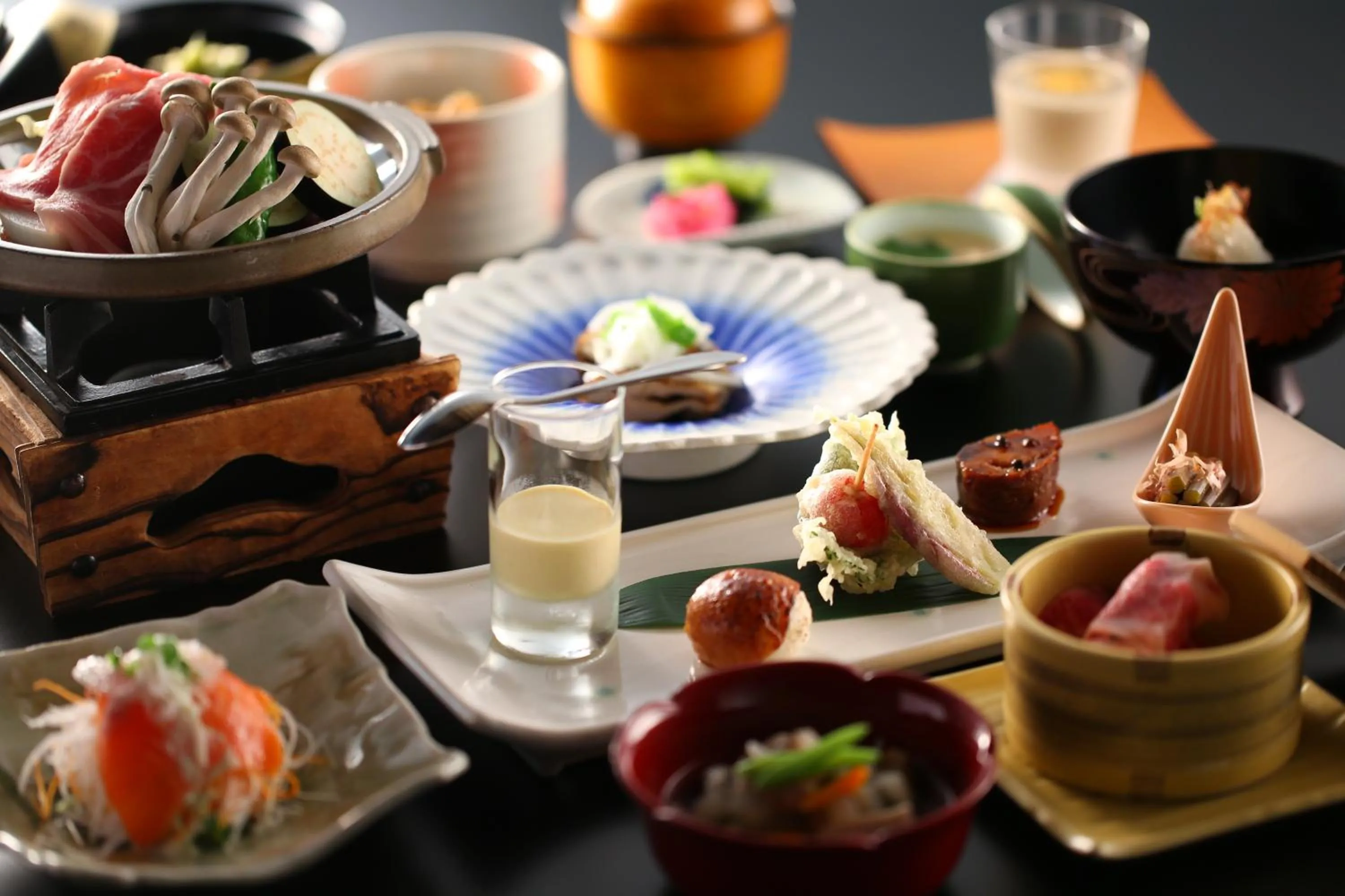 Dinner in Nukumorino-yado Komanoyu