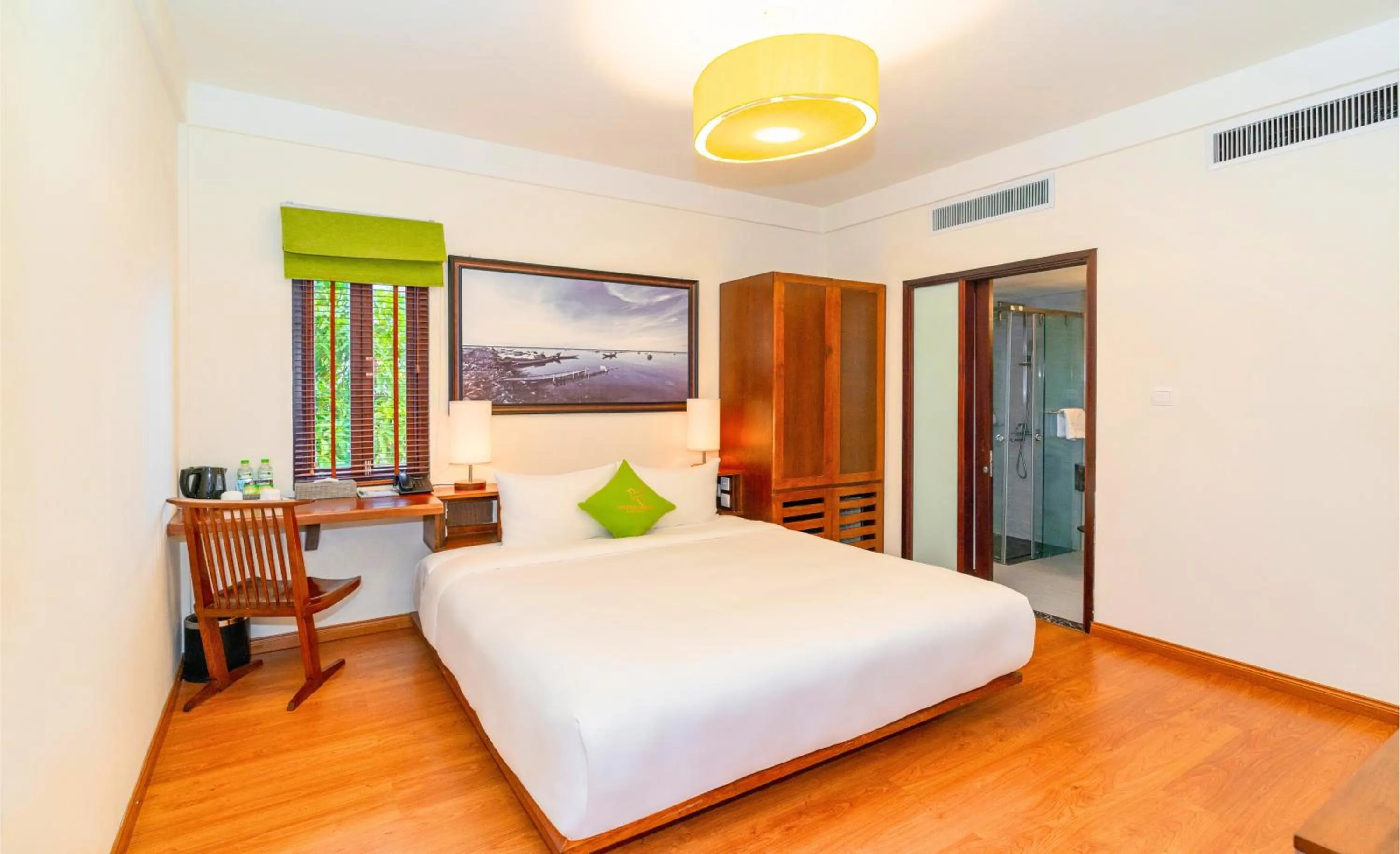 Photo of the whole room, Bed in Elites Riverside Hotel & Spa Hoi An
