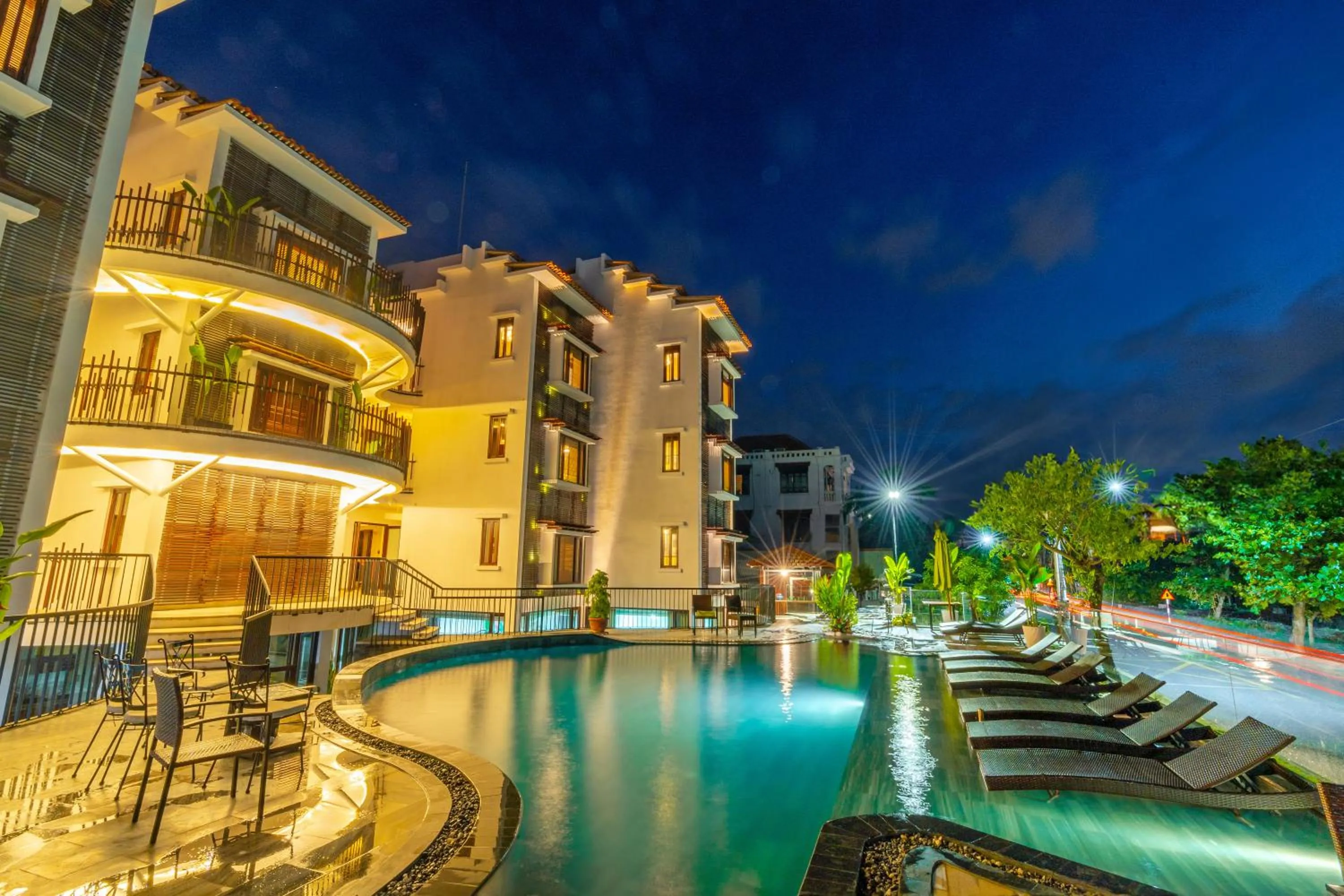 Pool view in Elites Riverside Hotel & Spa Hoi An