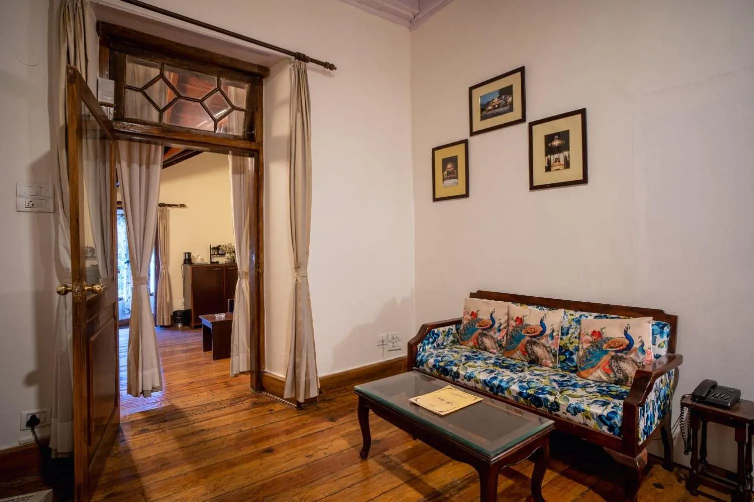 Seating area in The Hive Cottage By Royal Collection Hotels