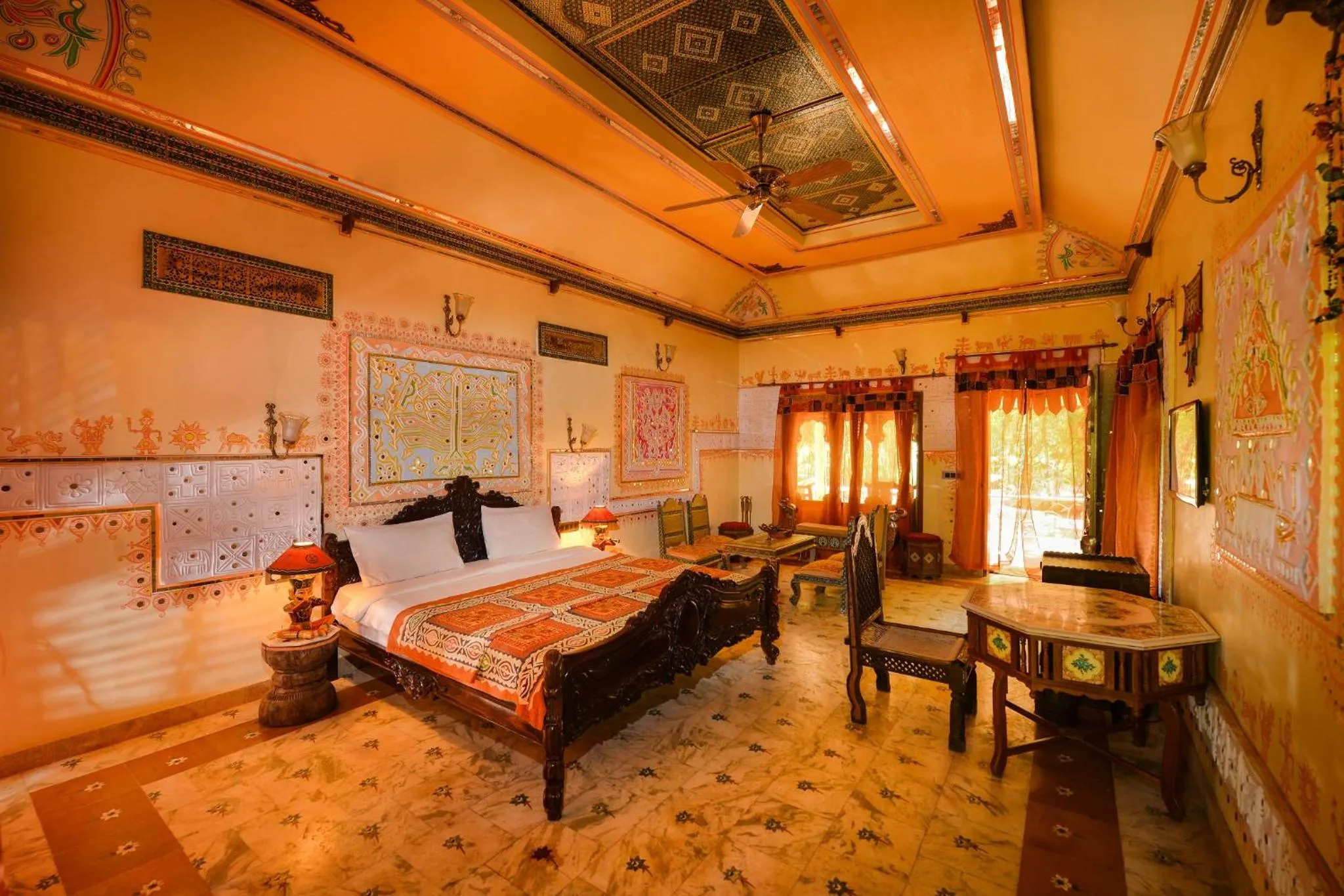 Photo of the whole room, Bed in Syna Tiger Resort Bandhavgarh